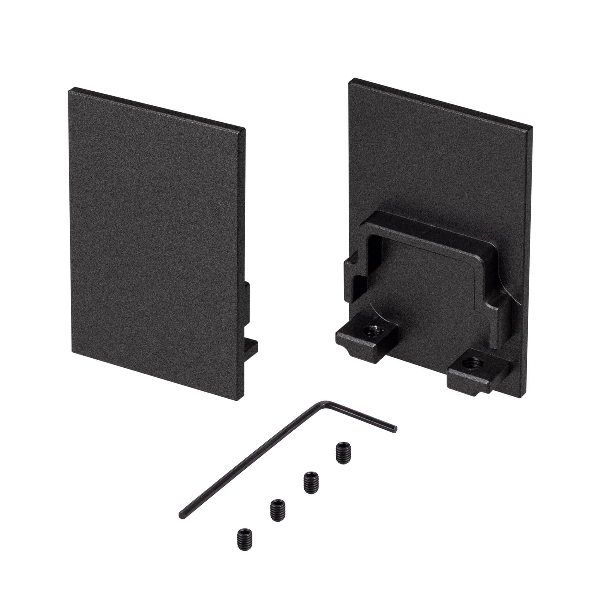 Заглушка SL-COMFORT-3551 BLACK глухая (Arlight, Металл) 031794(1)
