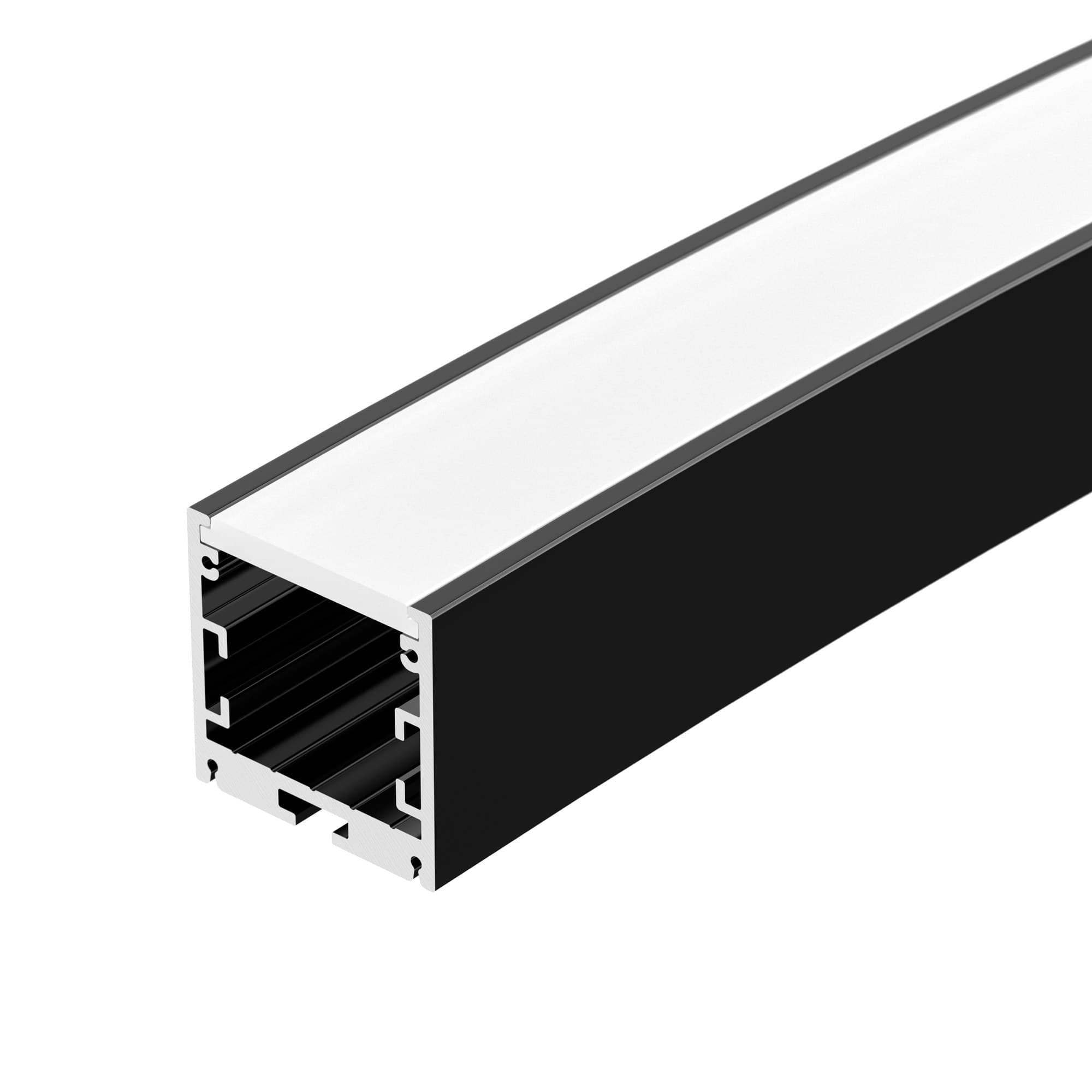 Профиль SL-ARC-3535-D3000-A45 BLACK (1180мм, дуга 1 из 8) (Arlight, Алюминий) 027634 — фото 1