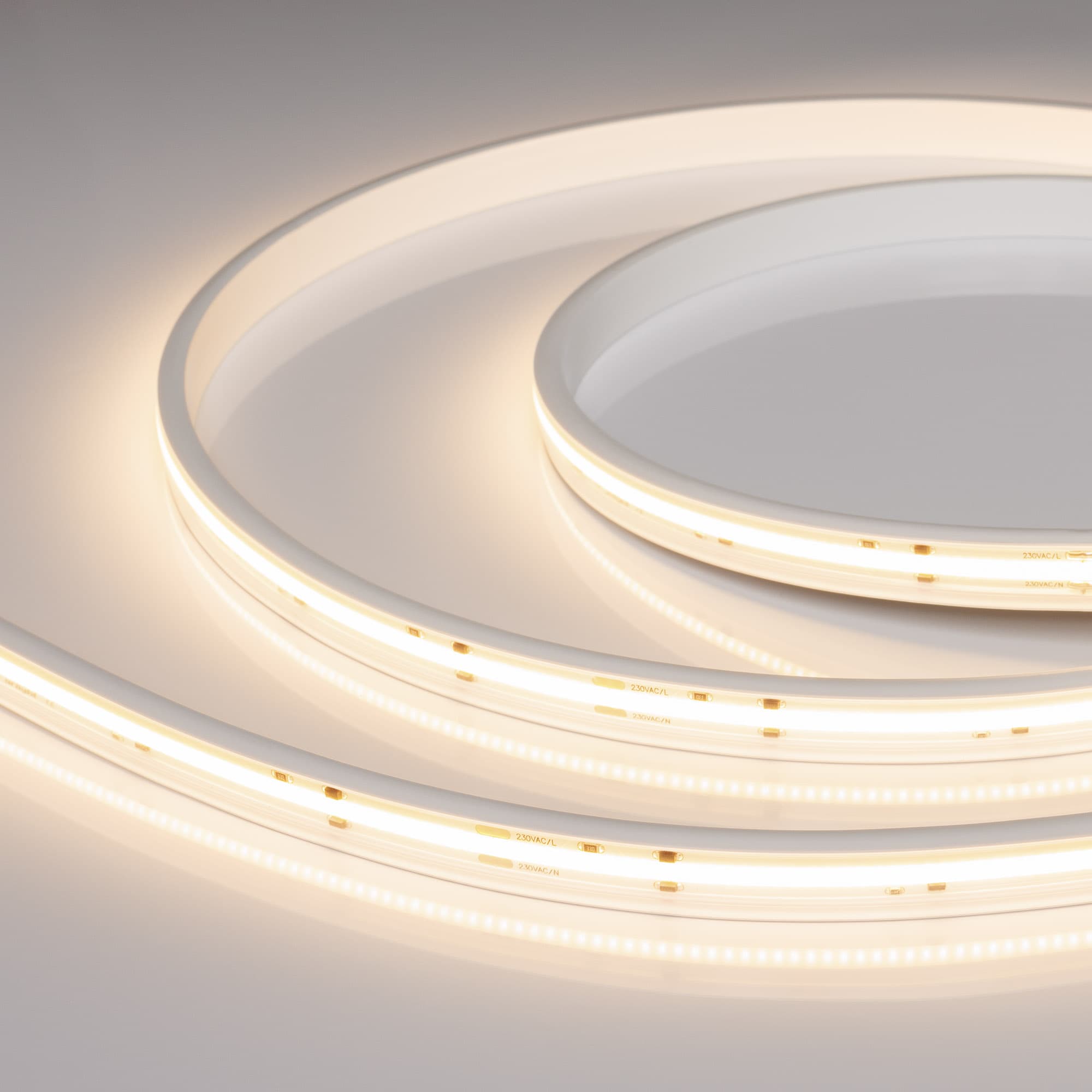 Светодиодная лента герметичная ARL-PV-X720-15mm 230V Warm3000 (14 W/m, IP65, 50m) (Arlight, -) 054670 — фото 1