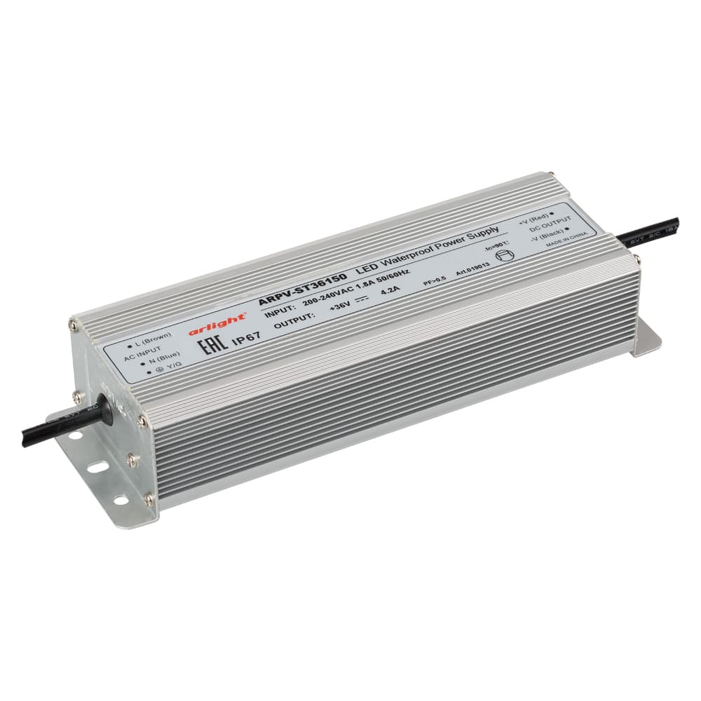Блок питания ARPV-ST36150 (36V, 4.2A, 150W) (Arlight, IP67 Металл, 3 года) 019013 — фото 1