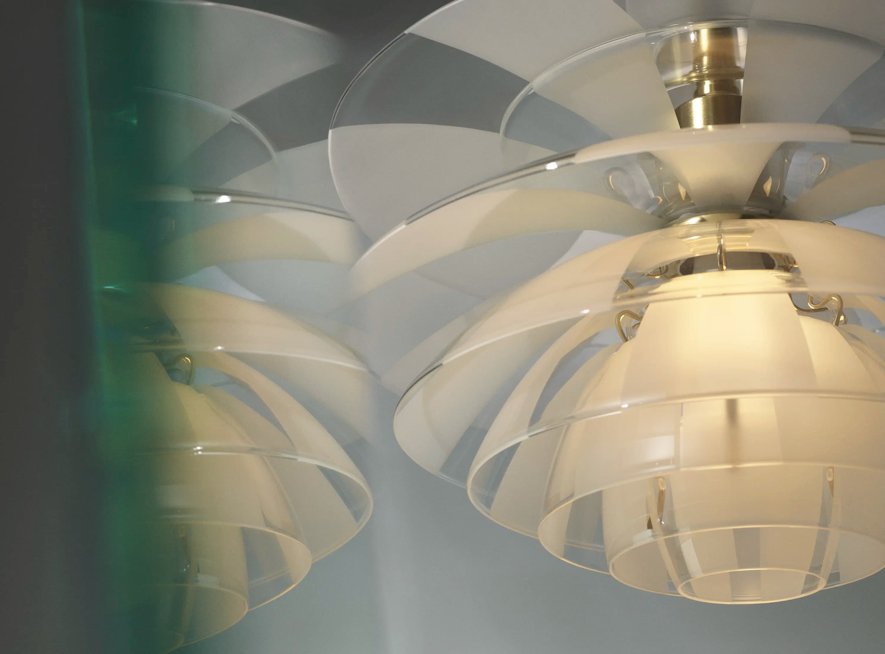 Louis Poulsen PH Septima Clear and matt glass/brass — фото 8