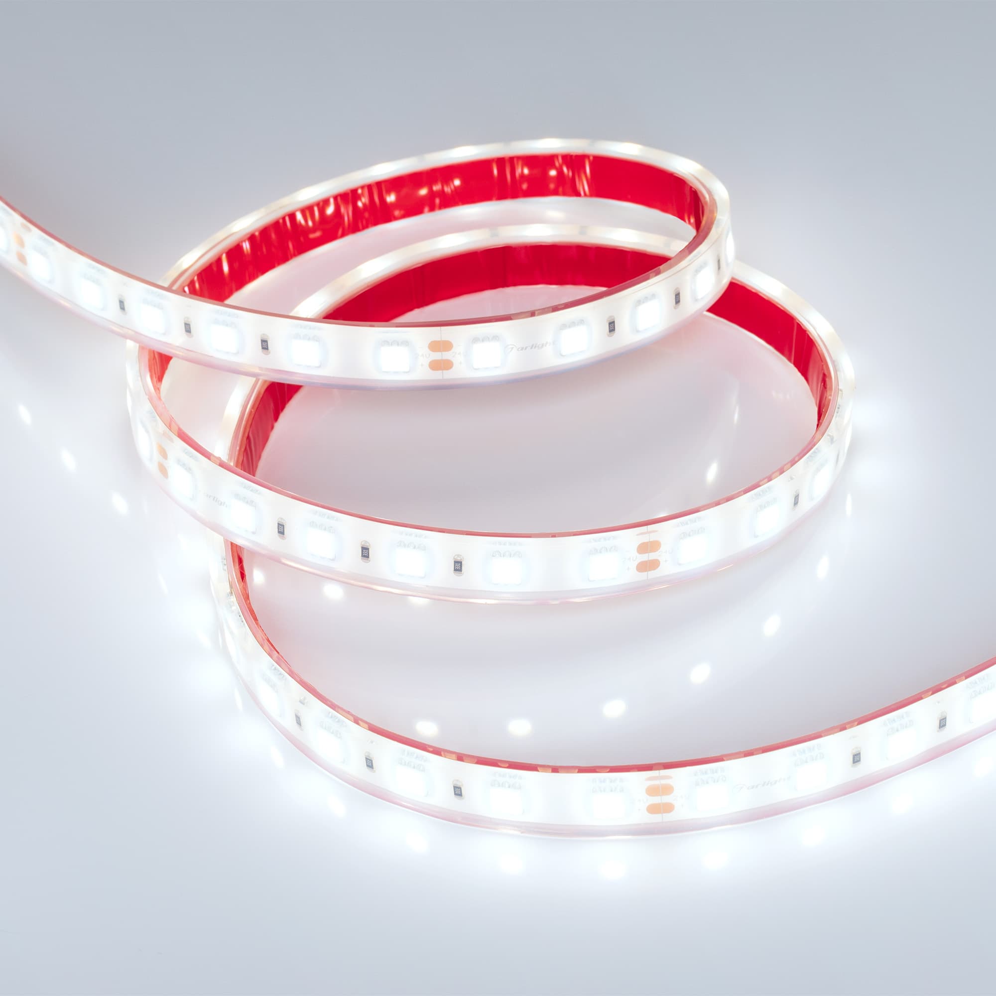 Светодиодная лента герметичная RTW-PFS-B60-13mm 24V Cool 10K (14.4 W/m, IP68, 5060, 5m) (Arlight, 14.4 Вт/м, IP68) 036443 — фото 2
