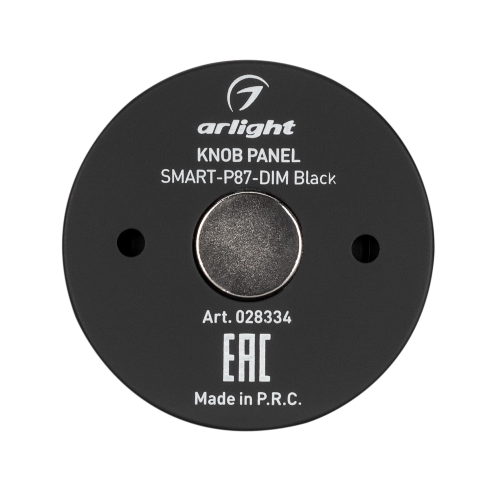 Панель Knob SMART-P87-DIM Black (3V, 1 зона, 2.4G) (Arlight, IP20 Пластик, 5 лет) 028334 Arlight — фото 2