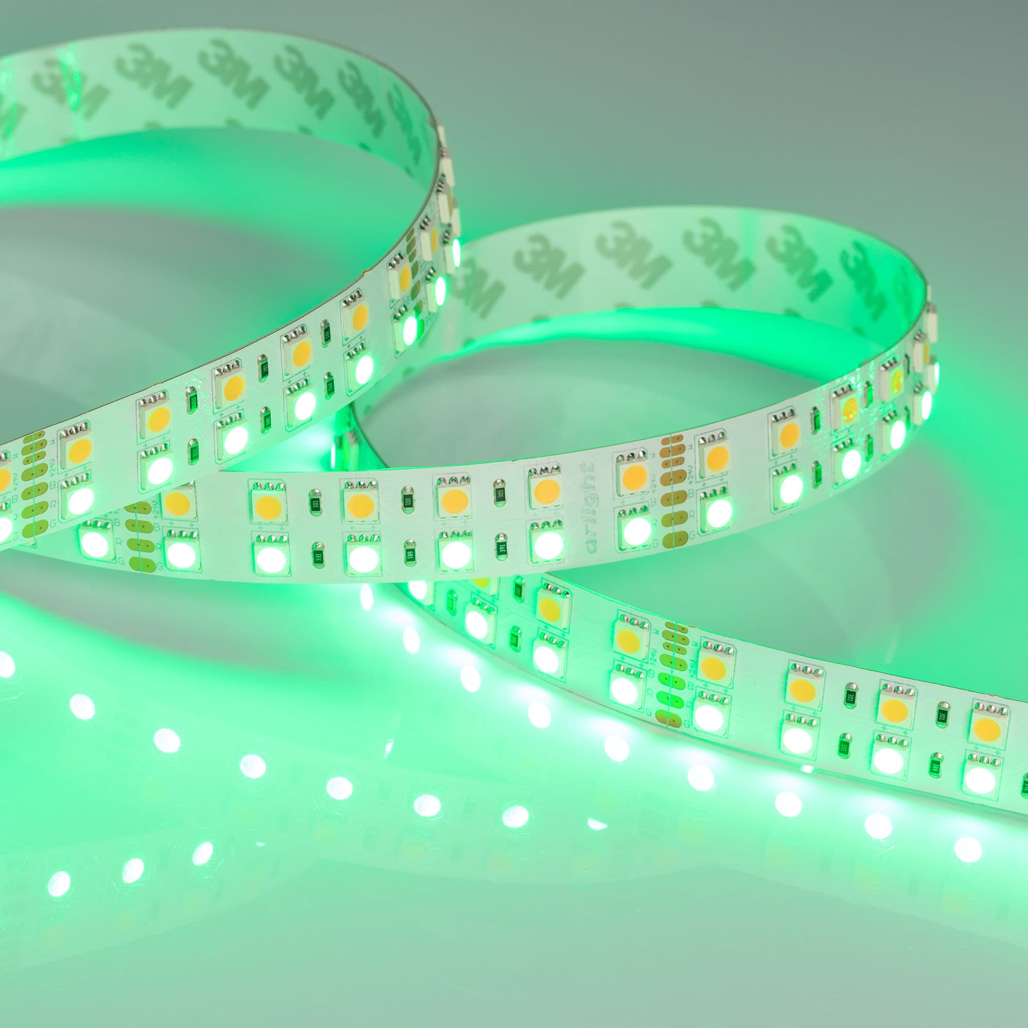 Светодиодная лента RT 2-5000 24V RGB-Day 2x2 (5060, 720 LED, LUX) (Arlight, 32 Вт/м, IP20) 018144(1) — фото 3