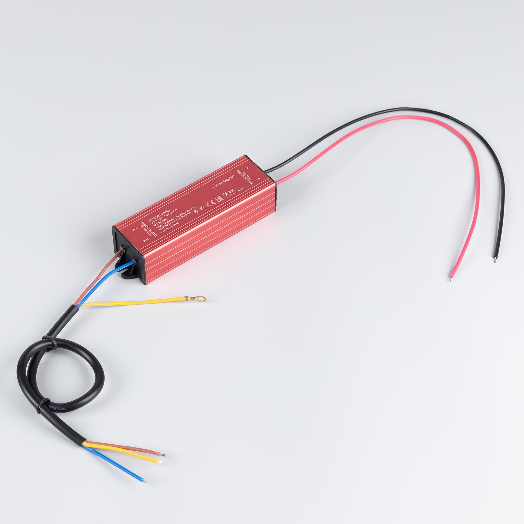 Блок питания ARPJ-SN-84600-PFC (50W, 54-84V, 600mA) (Arlight, IP65 Металл, 3 года) 041906 — фото 2