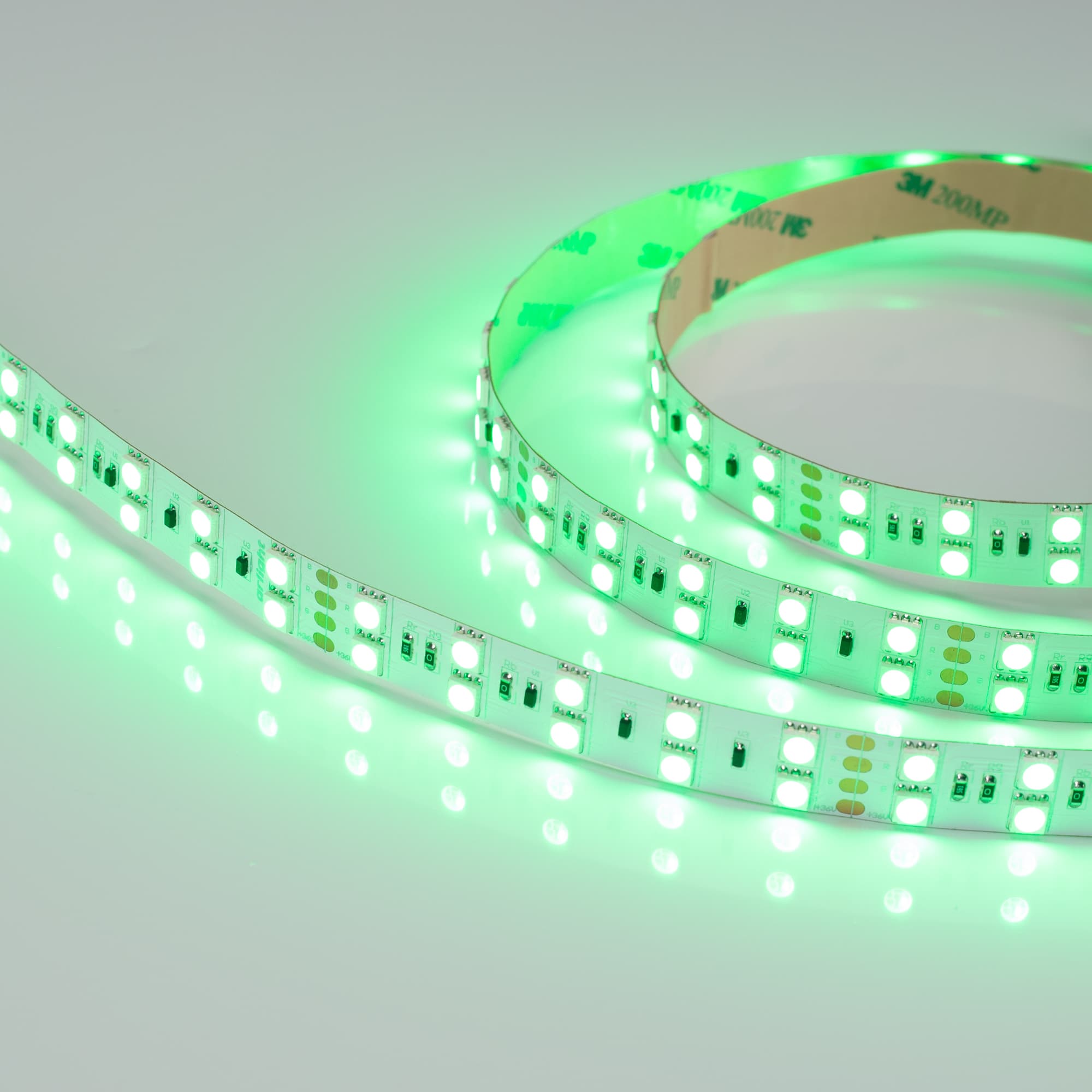 Светодиодная лента RT 2-5000 36V RGB 2X2 (5060, 600 LED, LUX) (Arlight, 26 Вт/м, IP20) 015080 — фото 5