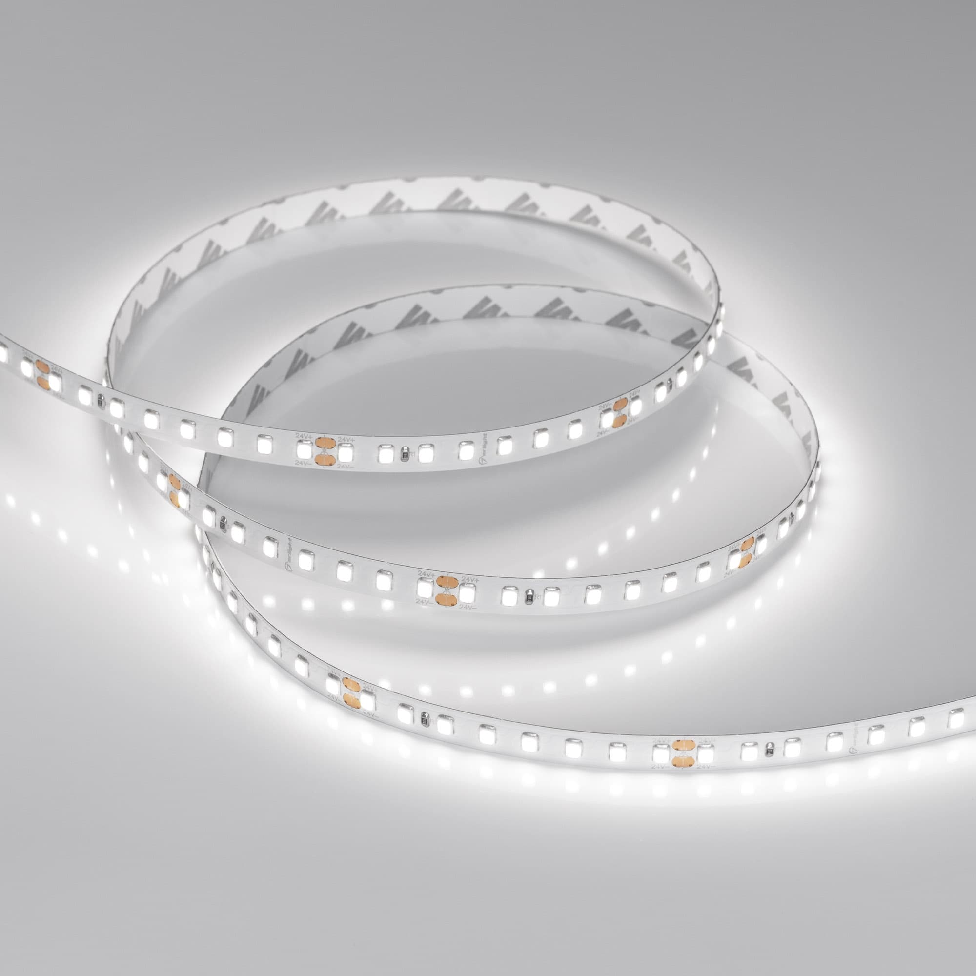 Светодиодная лента RT-A128-8mm 24V White6000 (10 W/m, IP20, 5m) (Arlight, высок.эфф.150 лм/Вт) 038755(1) — фото 2
