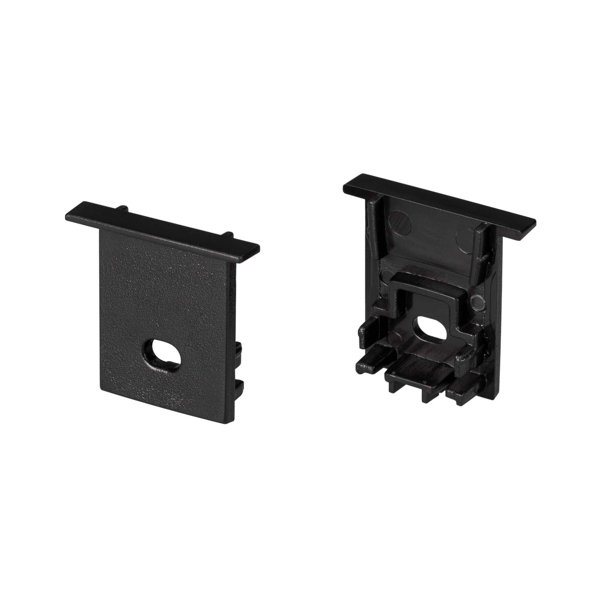 Заглушка SL-COMFORT-1722-F BLACK c отверстием (Arlight, Пластик) 031778 Arlight