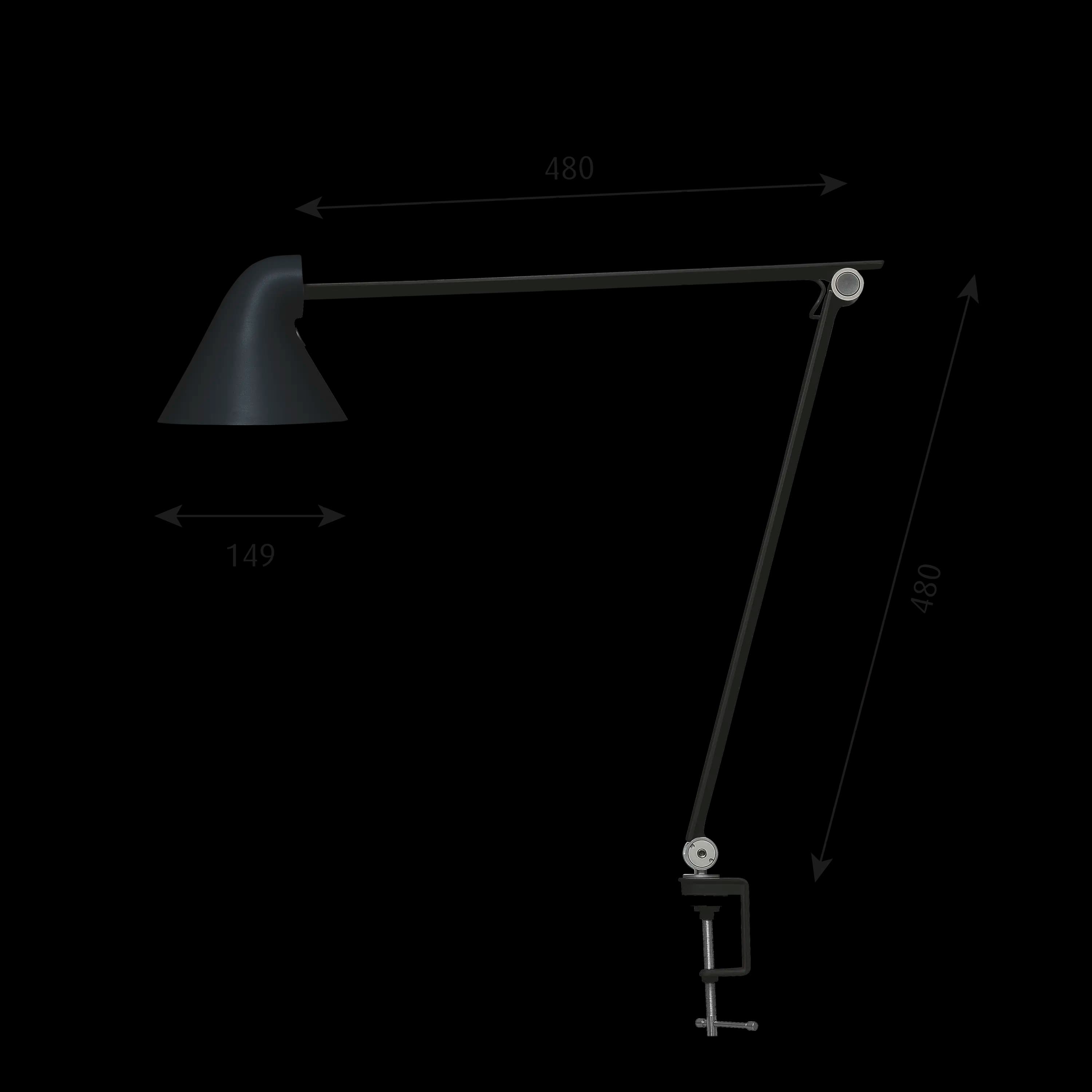 Louis Poulsen NJP Table Lamp Black — фото 9