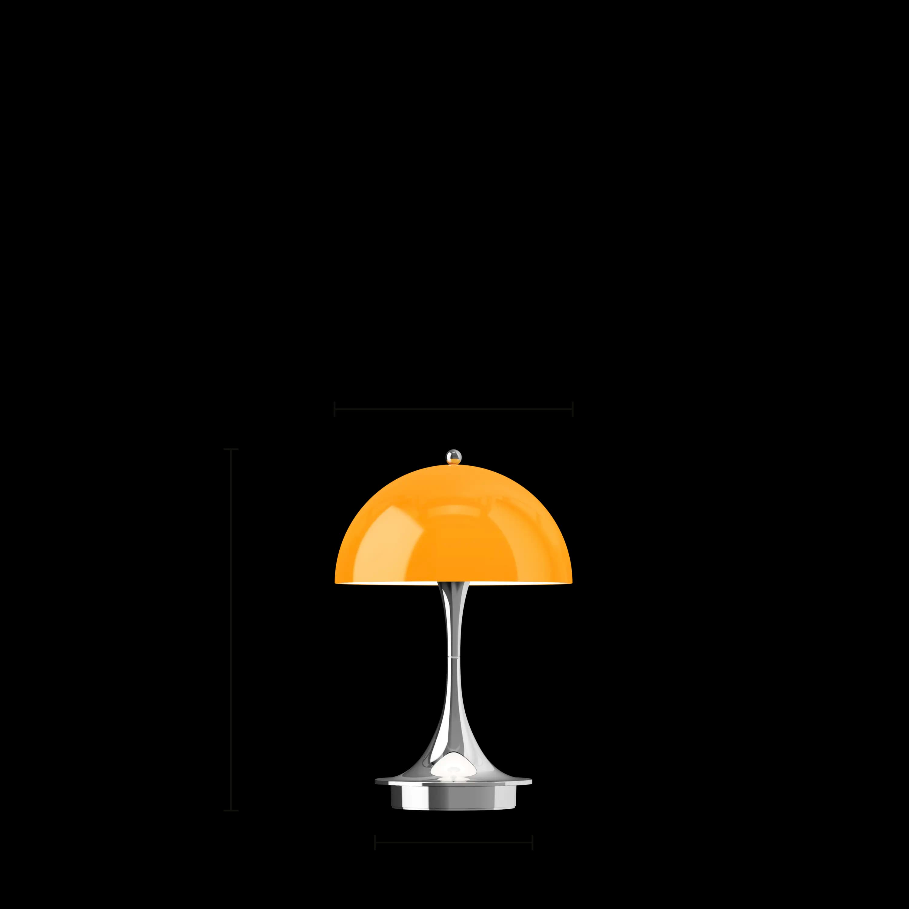 Louis Poulsen Panthella 160 Portable Lamp Original opal orange — фото 10