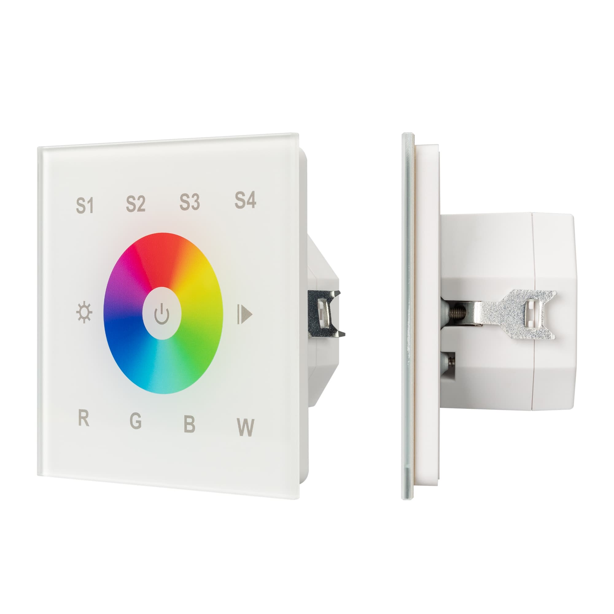 INTELLIGENT ARLIGHT Сенсорная панель DALI-901-11-4G-RGBW-DT8-IN White (BUS/230V) (IARL, IP20 Пластик, 3 года) 037202