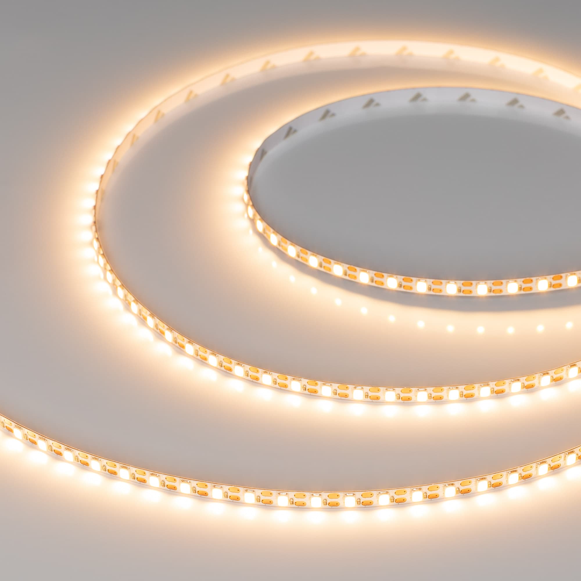 Светодиодная лента FC-A120-5mm 24V Warm2700-CX1 (10 W/m, IP20, 5m) (Arlight, резка 1 светодиод) 052782 — фото 1