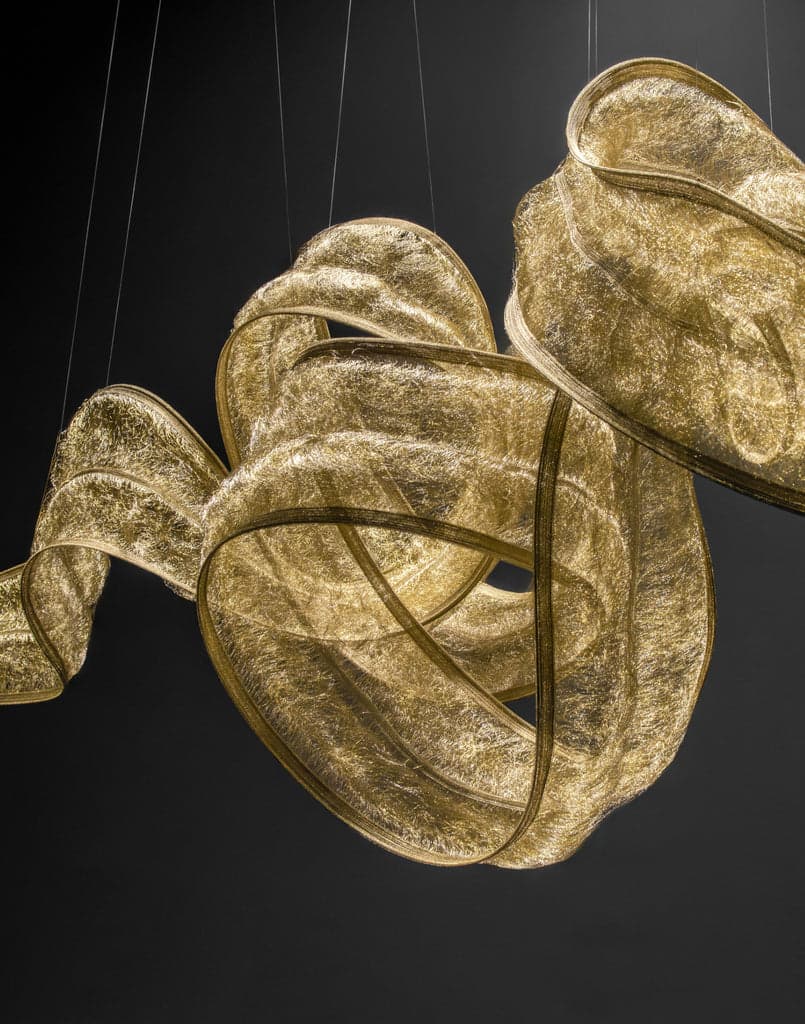 Terzani Genesis linear suspended sculpture Terzani