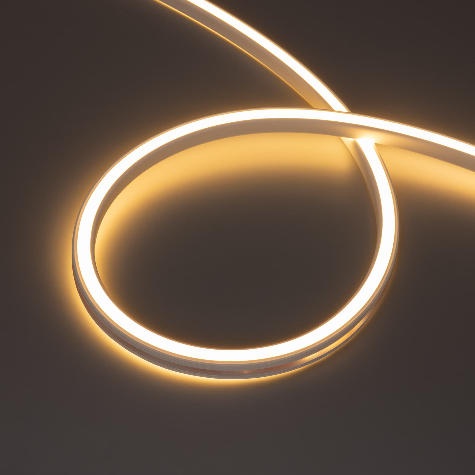 Светодиодная лента герметичная WAVE-SIDE-DOUBLE-A120-16x15mm 24V Warm3000 (15 W/m, IP67, 5m, wire x1) (Arlight, Вывод боковой, 5 лет) 059730