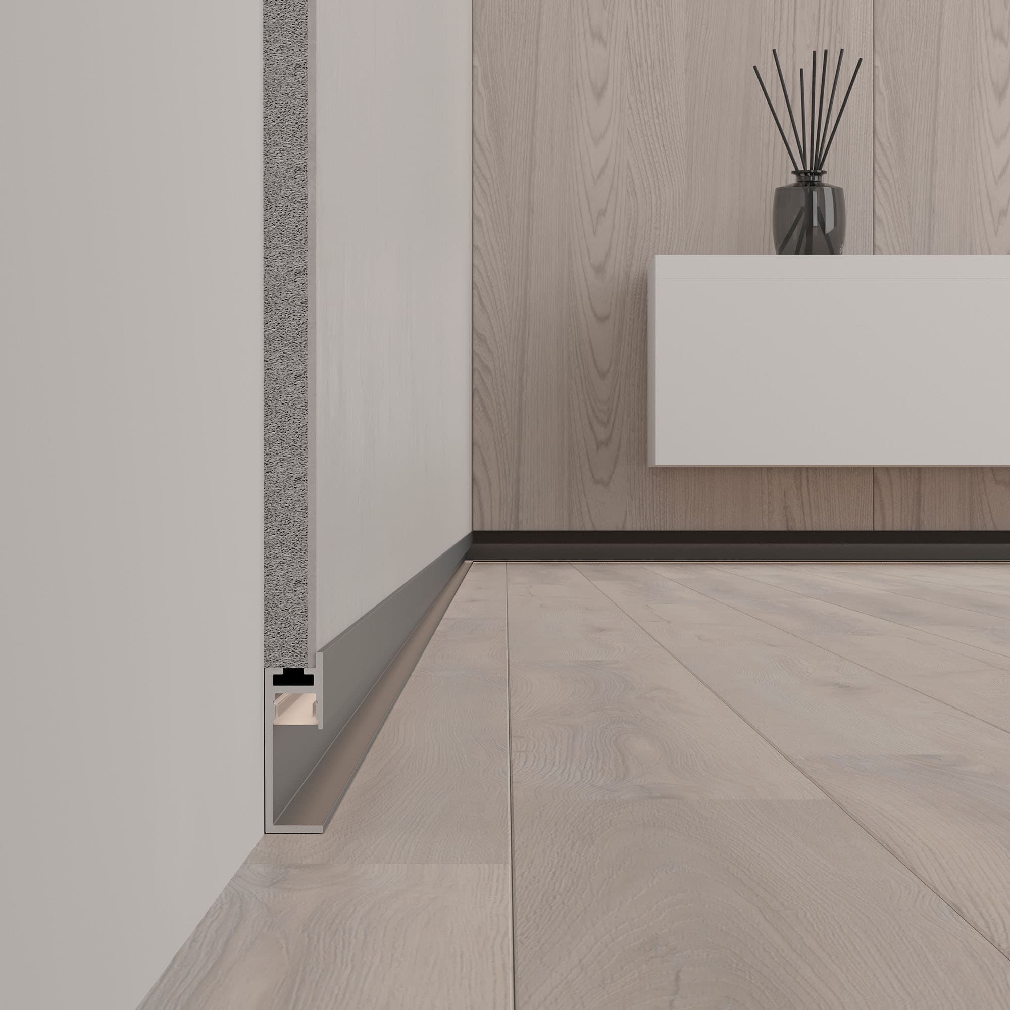 Профиль PLINTUS-H35-F-2000 BLACK (Arlight, Алюминий) 043599 — фото 4