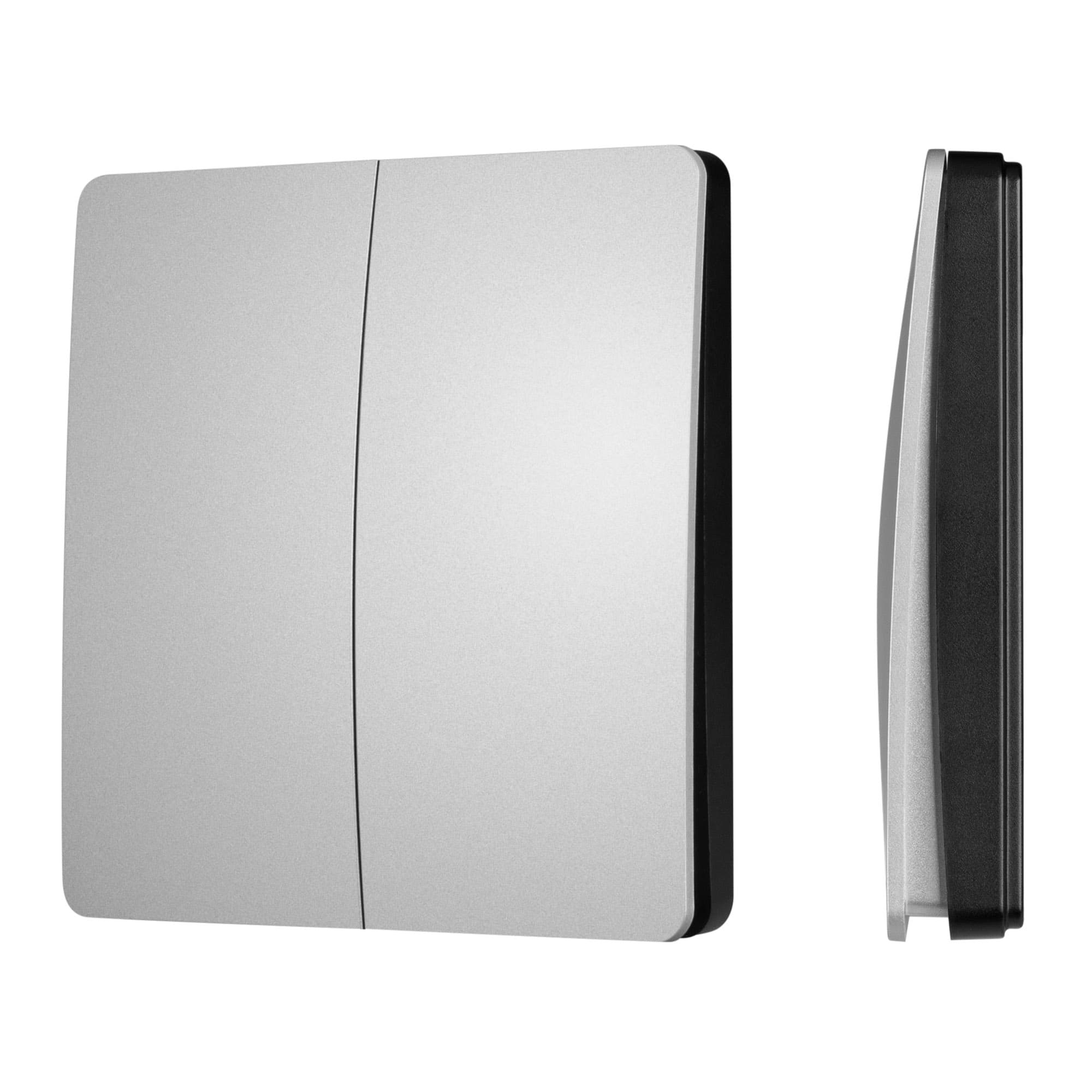 INTELLIGENT ARLIGHT Кнопочная панель KINETIC-801-22-2G-WP-SUF Silver (No battery, IP67, 433Mhz) (IARL, IP67 Пластик, 3 года) 051682 Arlight