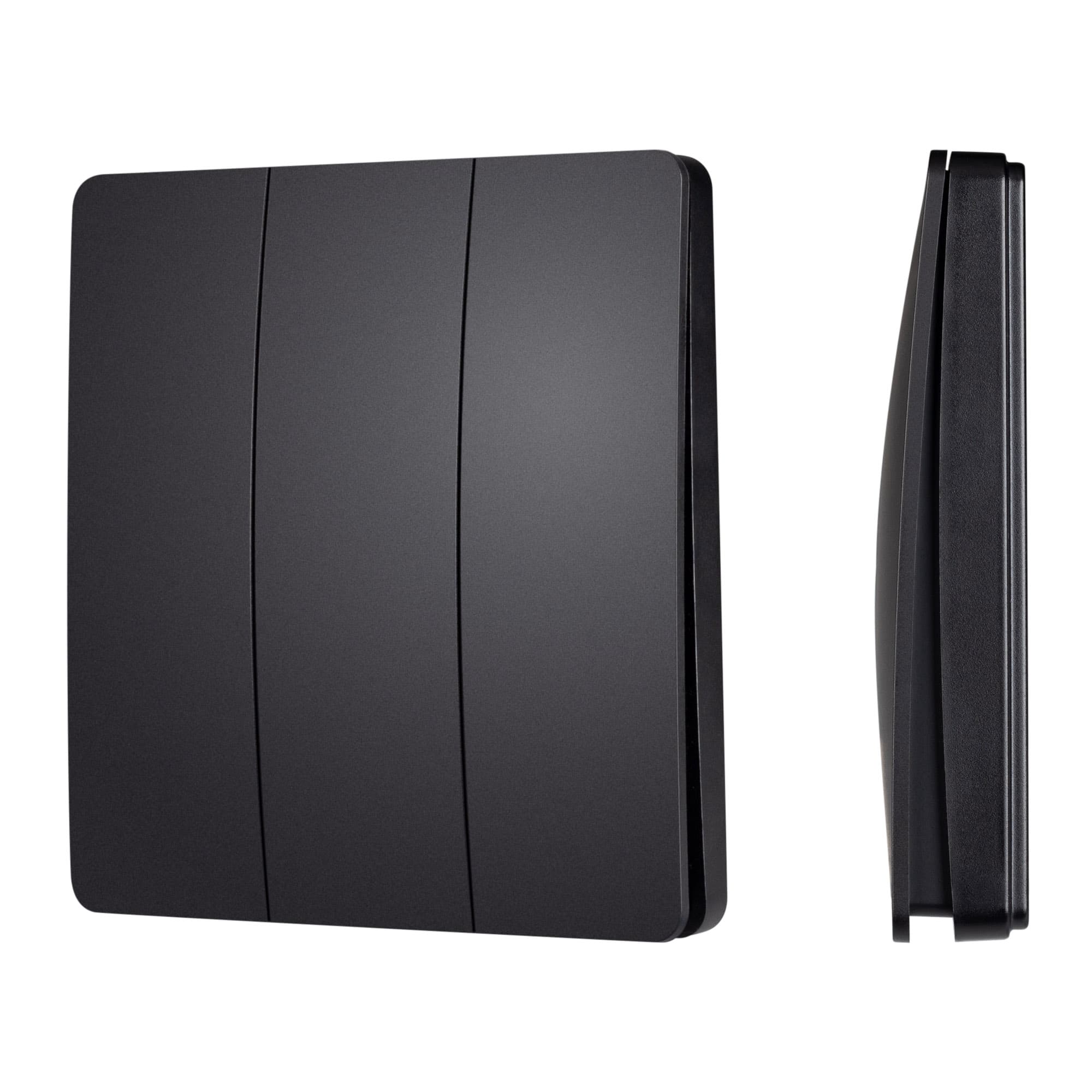 INTELLIGENT ARLIGHT Кнопочная панель KINETIC-801-22-3G-WP-SUF Black (No battery, IP67, 433Mhz) (IARL, IP67 Пластик, 3 года) 051675 Arlight