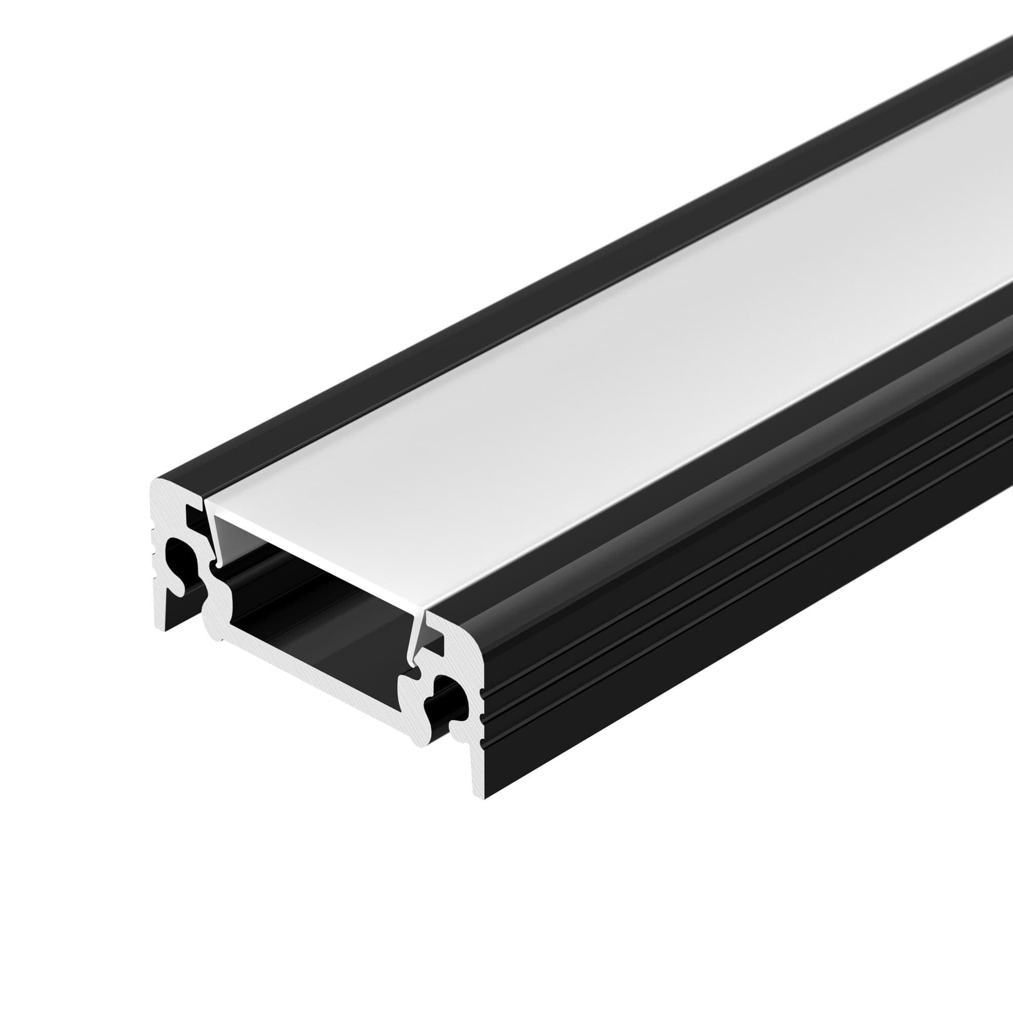 Профиль TOP-SURFACE-2000 BLACK (K13, P15) (Arlight, Алюминий) 021784 Arlight — фото 1