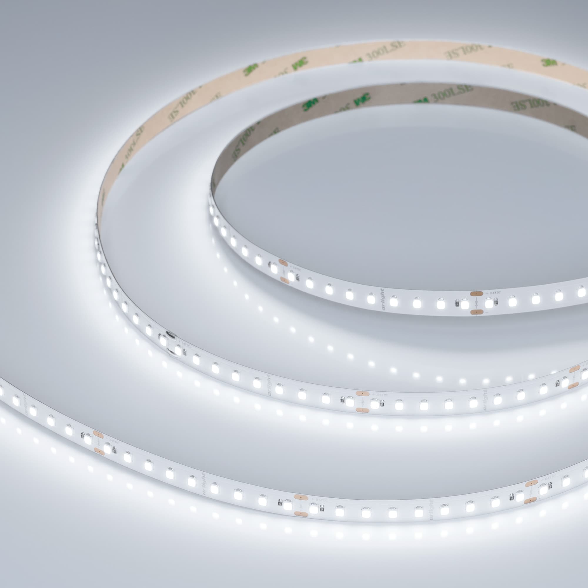 Светодиодная лента UL-A126-10mm 24V White6000 (8 W/m, IP20, 5m) (Arlight, высок.эфф.165 лм/Вт) 044492 — фото 1