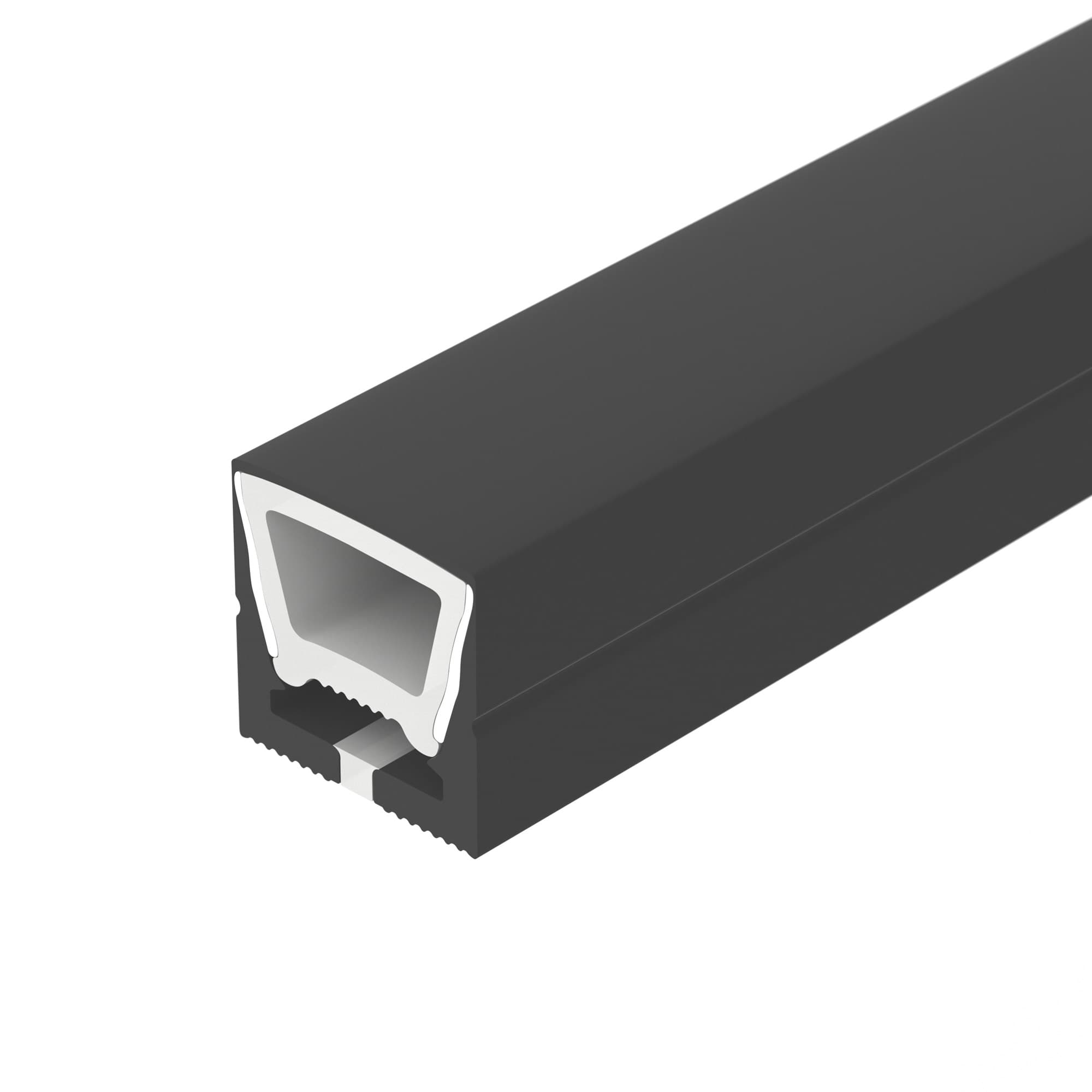 Силиконовый профиль WPH-FLEX-1616-TOP-S11-5m FULL BLACK (Arlight, Силикон) 045774 Arlight — фото 2