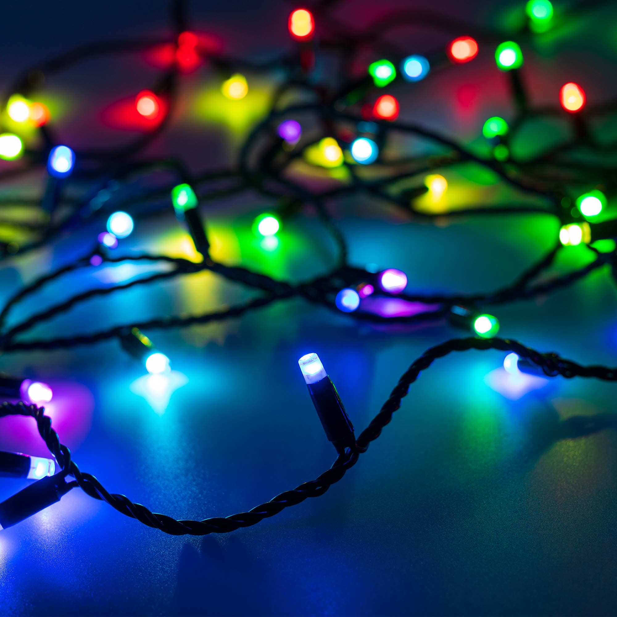 Arlight Светодиодная гирлянда ARD-STRING-CLASSIC-10000-BLACK-95LED-LIVE RGBW-DMX (24V, 10W) (Ardecoled, IP65) 031743