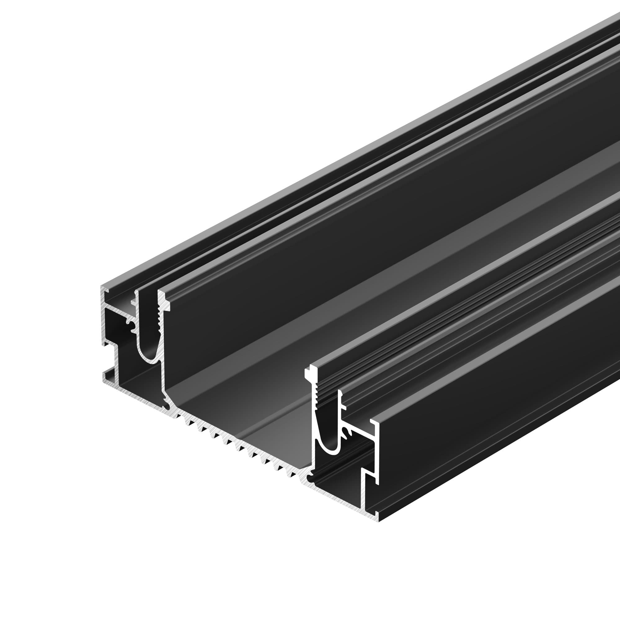 Профиль STRETCH-41-CEIL-CENTER-2000 BLACK (Arlight, Алюминий) 055206 — фото 2