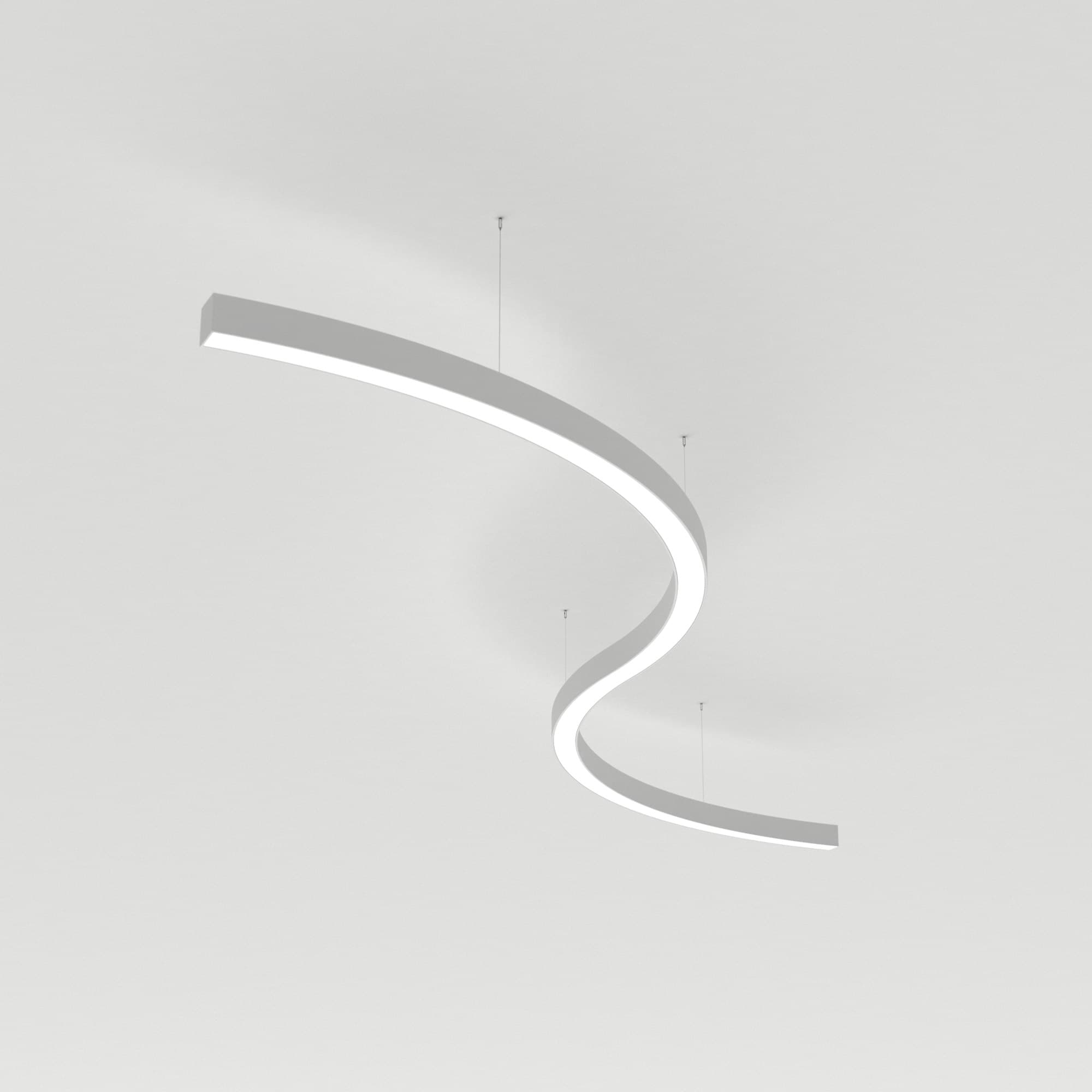 Светильник SP-LINE-HANG ARC-S3535-D1500-124W Warm3000 (WHITE, 230V) (Arlight, Металл) 034054(1)