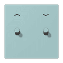 Накладка 2 тумблерами, с символами стрелок, Jung LC12-5PR0214