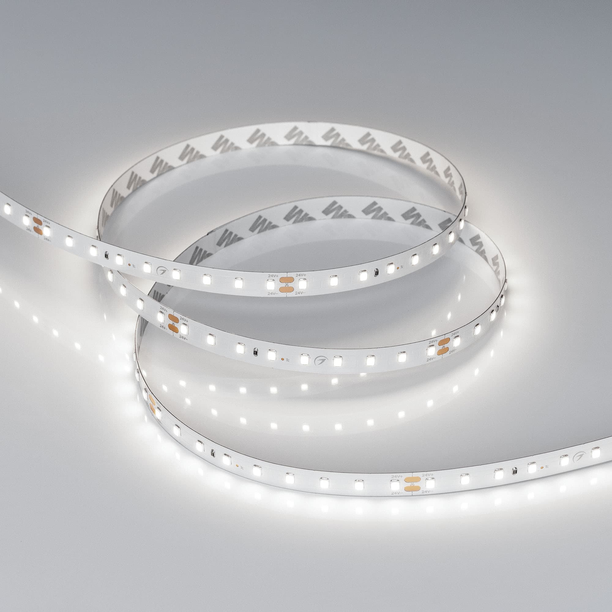 Светодиодная лента RT-A90-10mm 24V White6000 (4.8 W/m, IP20, 2835, 5m) (Arlight, высок.эфф.200 лм/Вт) 038779 — фото 5