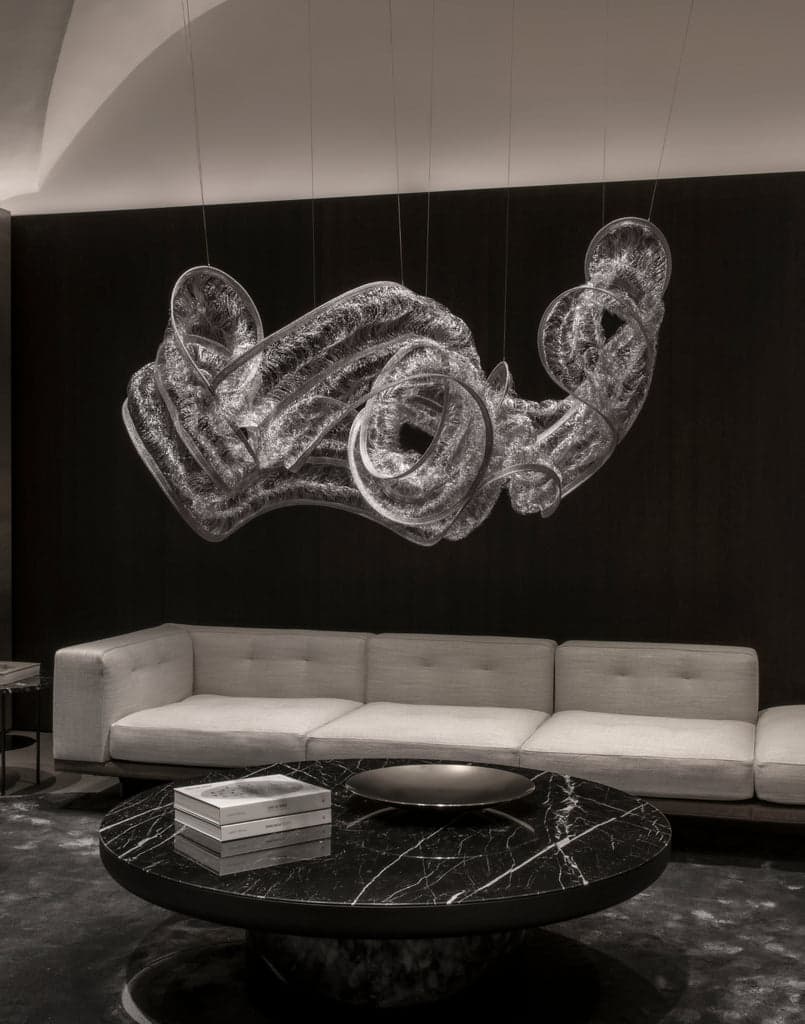 Terzani Genesis linear suspended sculpture Terzani