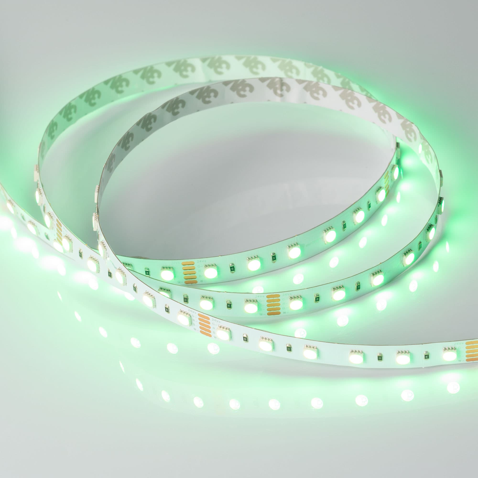 Светодиодная лента RT 2-5000 24V RGBW-One Day 2x (5060, 300 LED, LUX) (Arlight, 19.2 Вт/м, IP20) 019151 — фото 5
