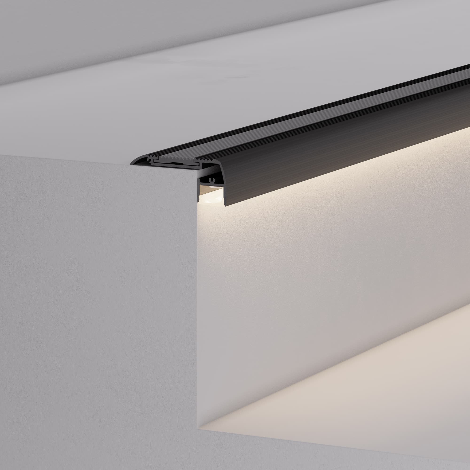 Профиль STAIR-W65-2000 ANOD BLACK (Arlight, Алюминий) 045663 — фото 5