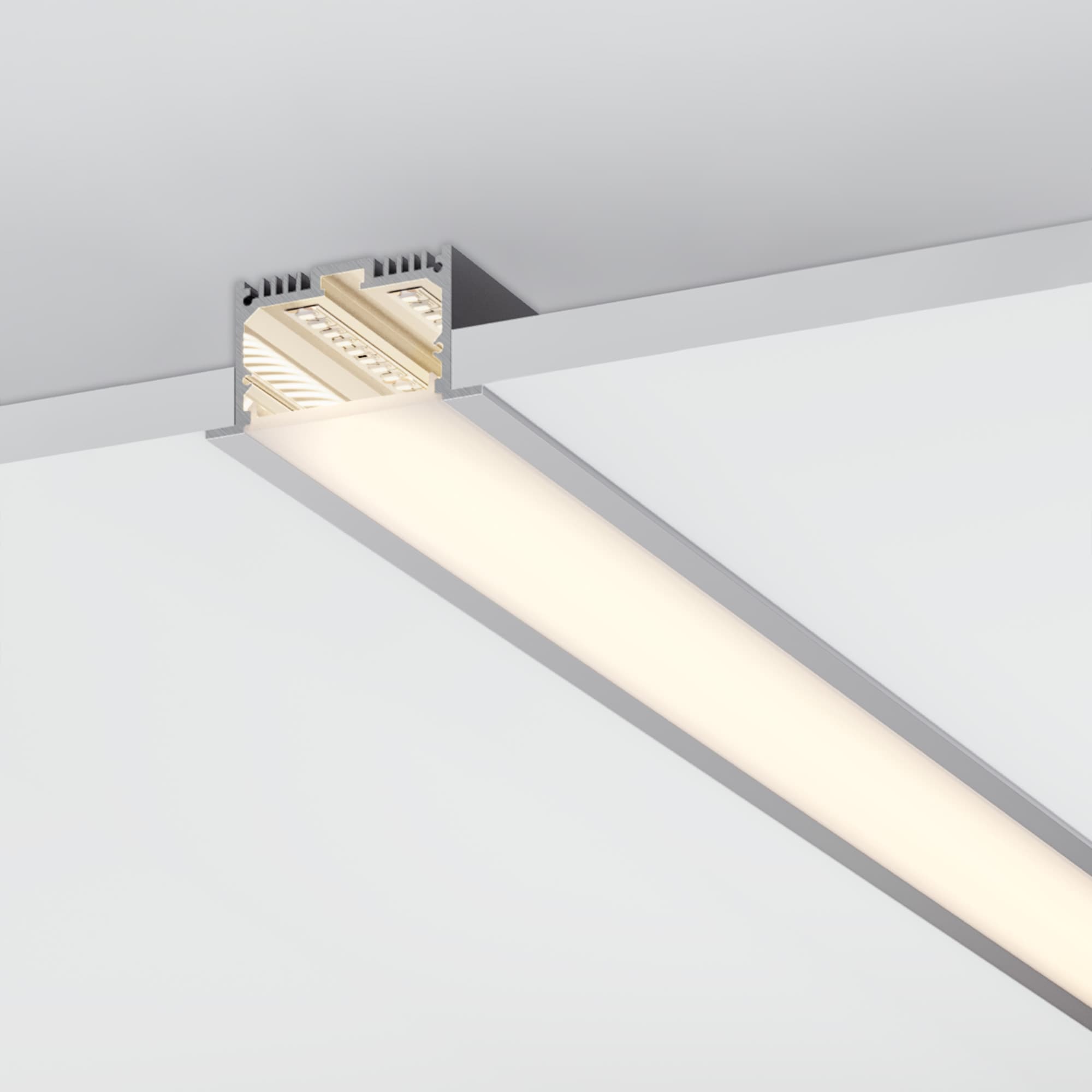 Профиль с экраном SL-LINIA62-F-2500 WHITE+OPAL (Arlight, Алюминий) 021374 — фото 5