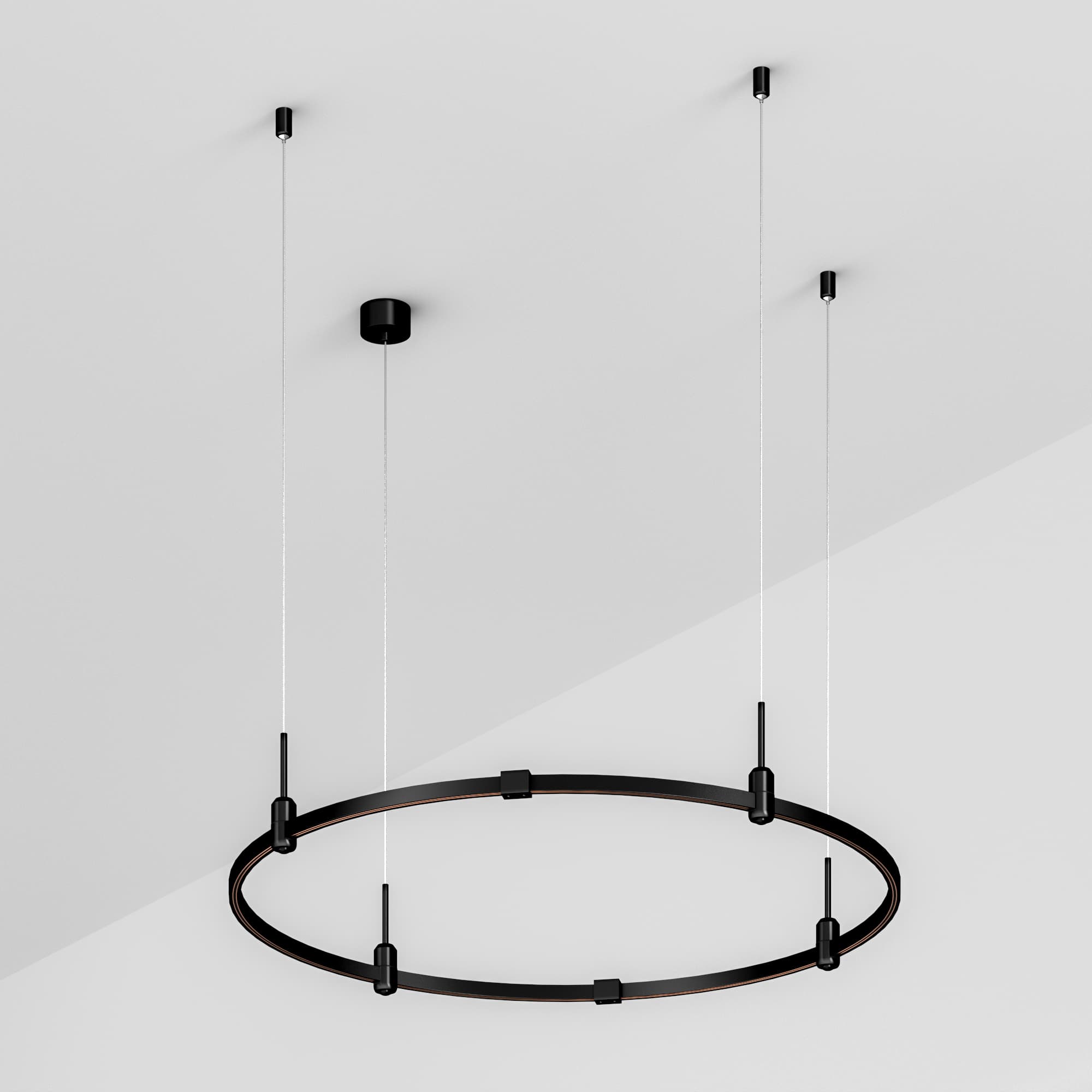 Основание ART-APRIORI-ROUND-HANG-R1000 (BK) (Arlight, IP20 Металл, 3 года) 048489