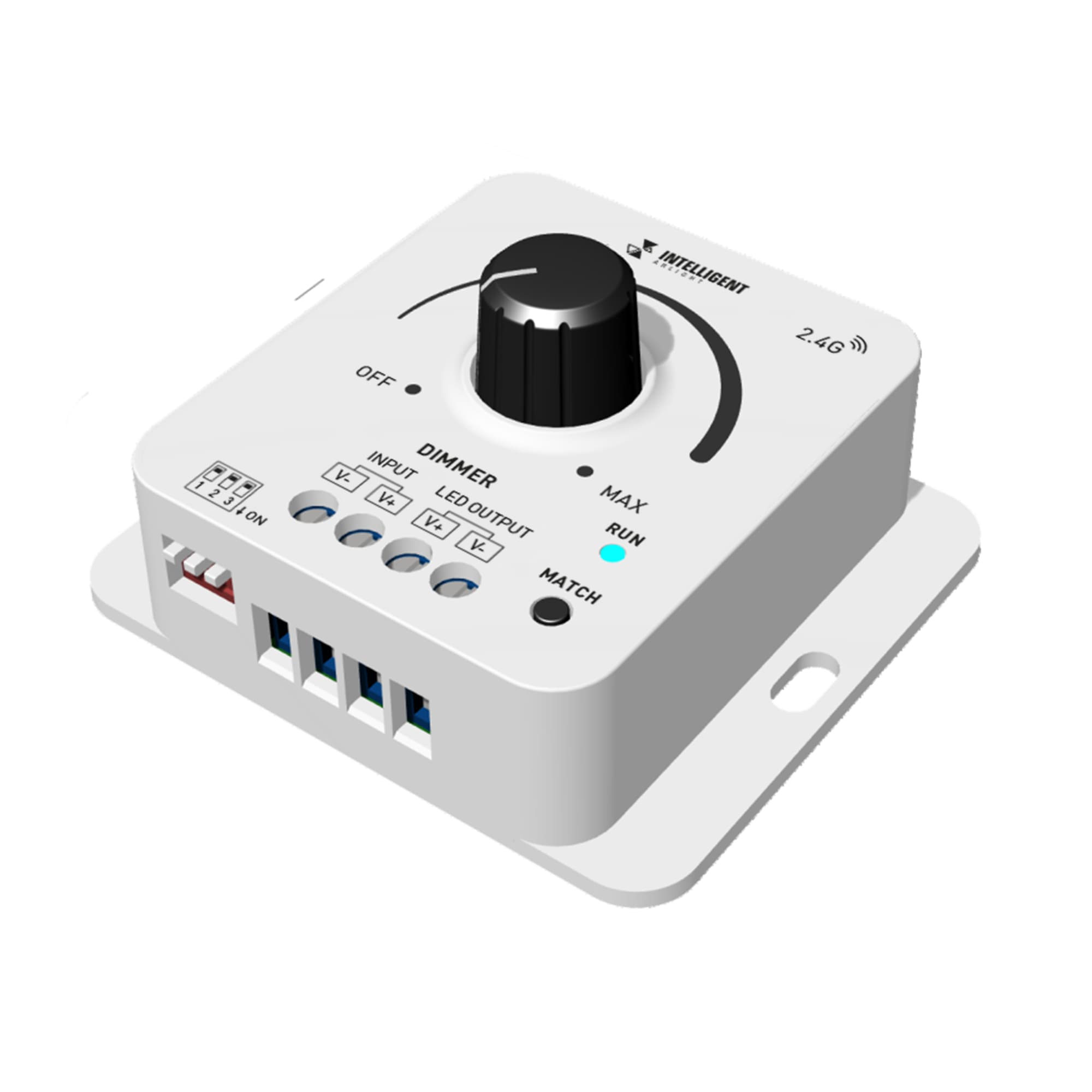 INTELLIGENT ARLIGHT Диммер SMART-PWM-101-32-DIM-SUF (12-48V, 1x8A, 2.4G) (IARL, IP20 Пластик, 5 лет) 050417 Arlight