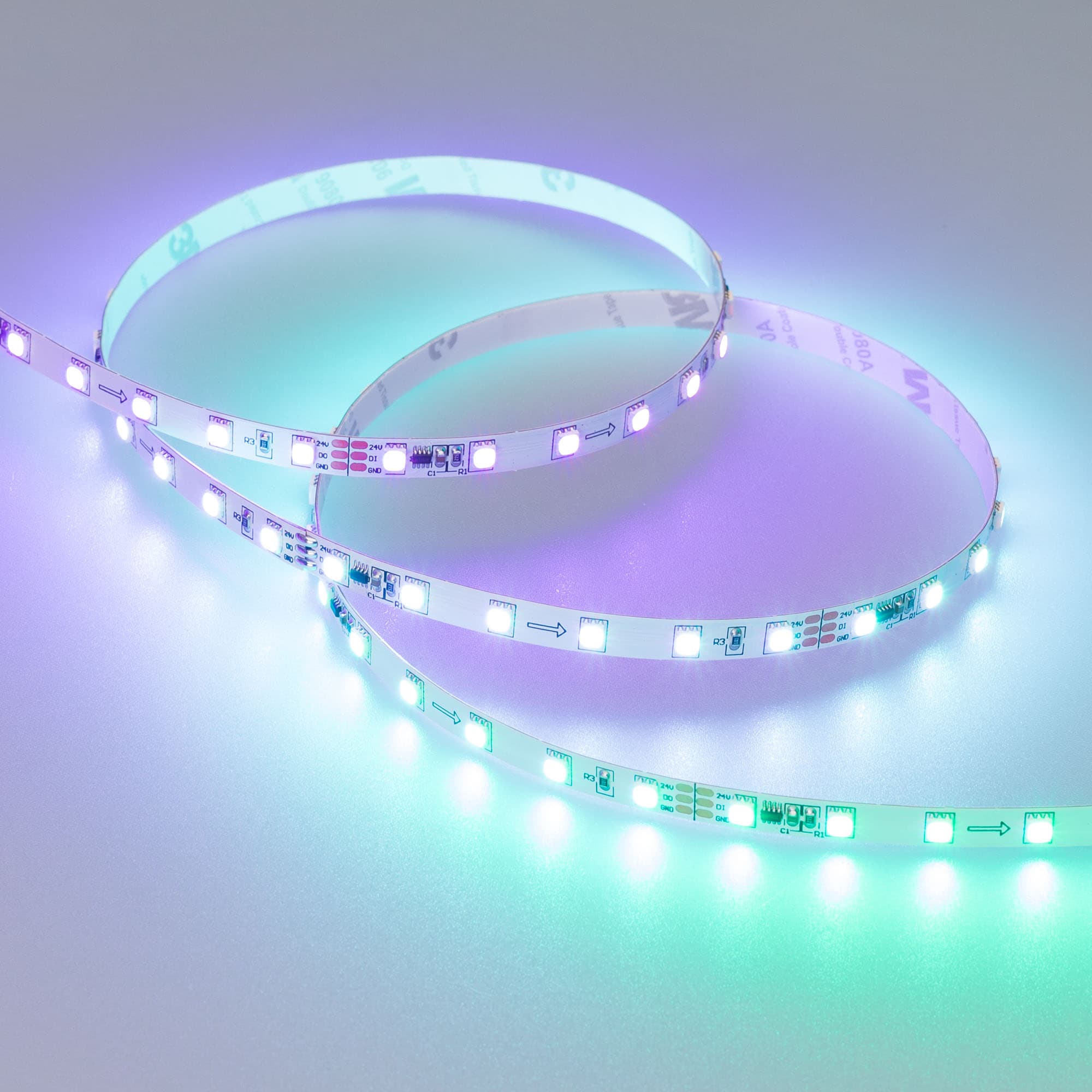 Светодиодная лента SPI-F72-7mm 24V RGB-PX6 (14.4 W/m, IP20, 3535, 5m) (Arlight, Открытый, IP20) 030195(2) — фото 6