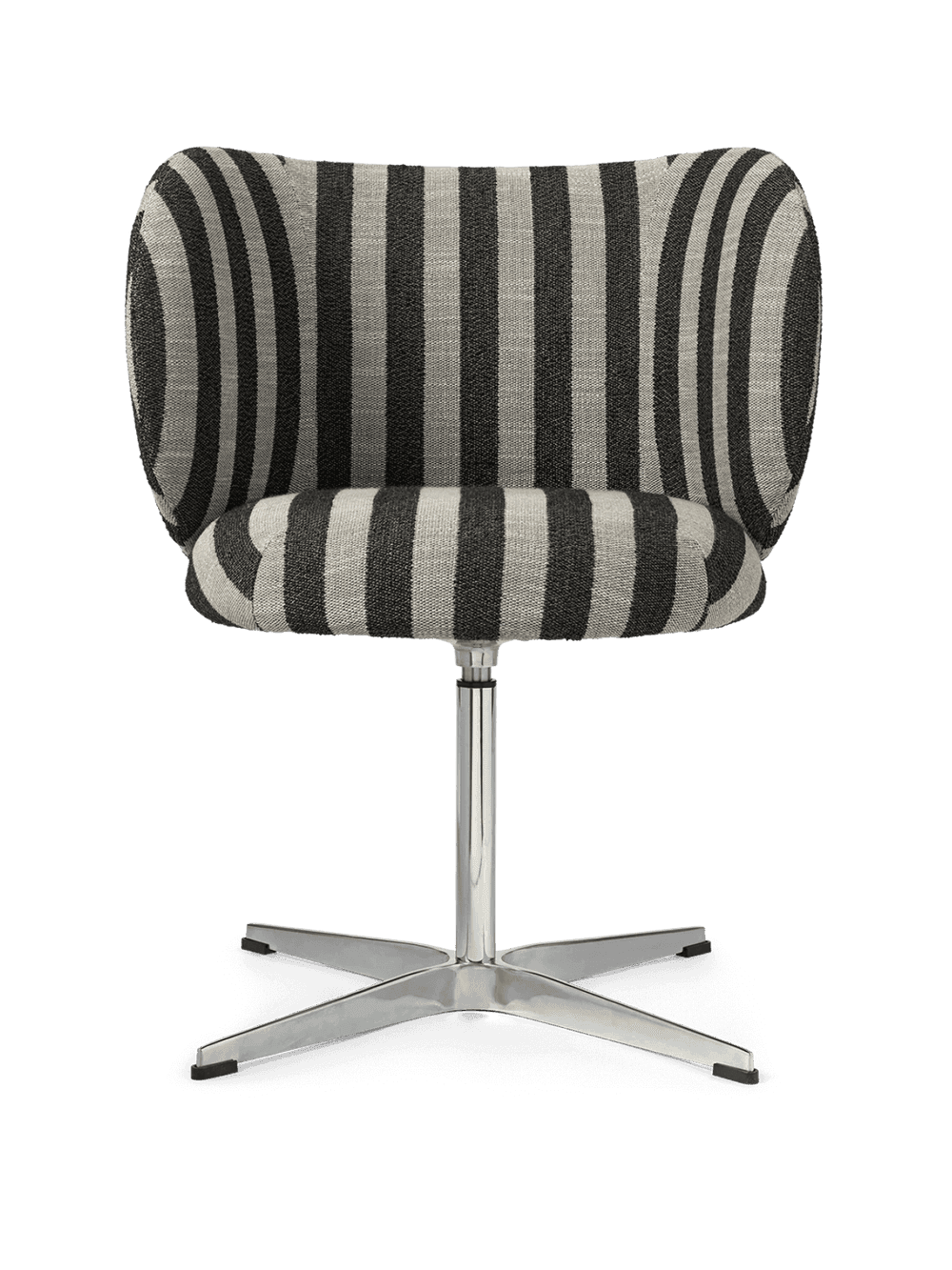 Ferm Living Rico Dining Chair - Swivel - Louisiana - Sand/Black ferm LIVING — фото 3