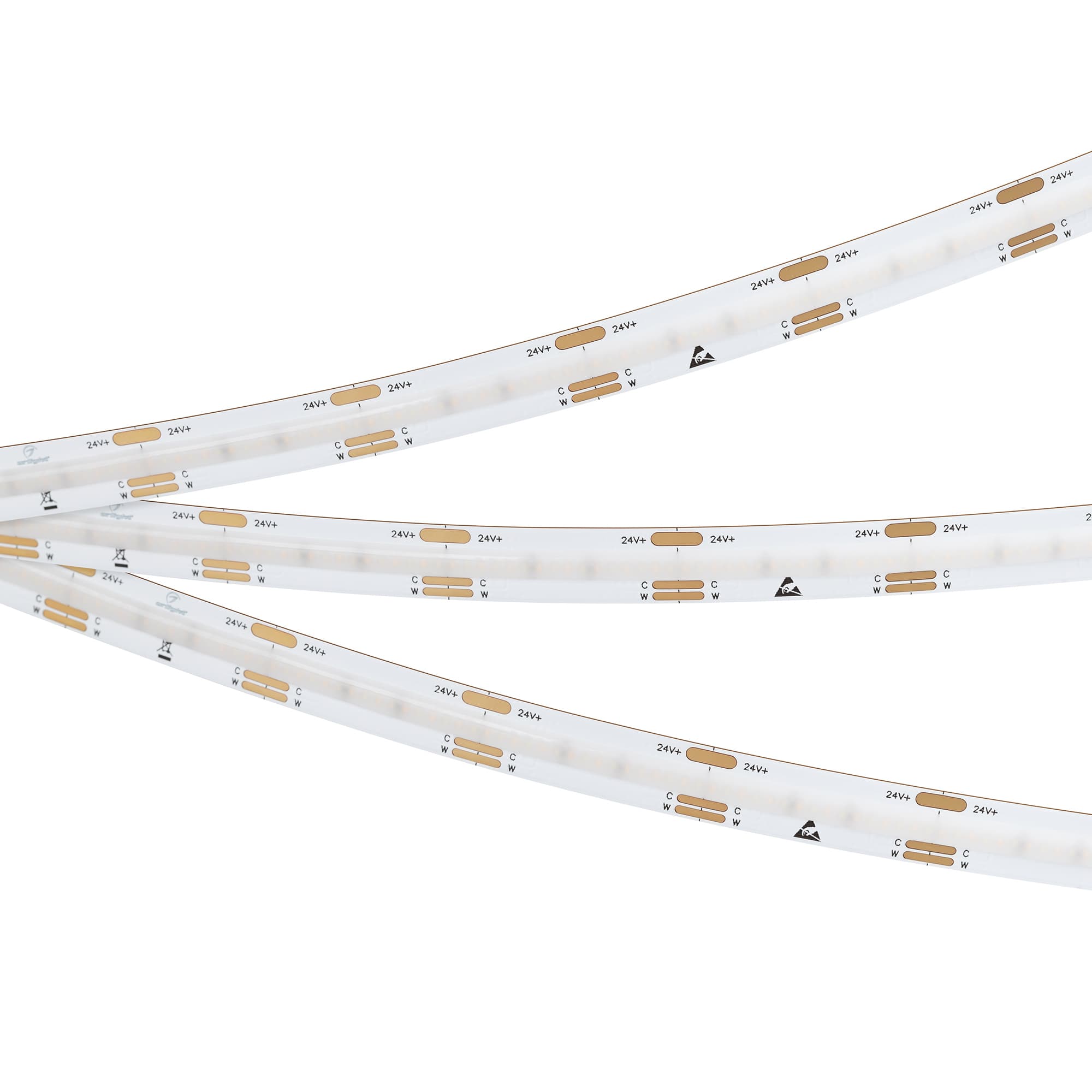 Светодиодная лента COB-X576-10mm 24V White-MIX (9.6 W/m, IP20, 5m) (Arlight, Изменяемая ЦТ) 045179 — фото 5