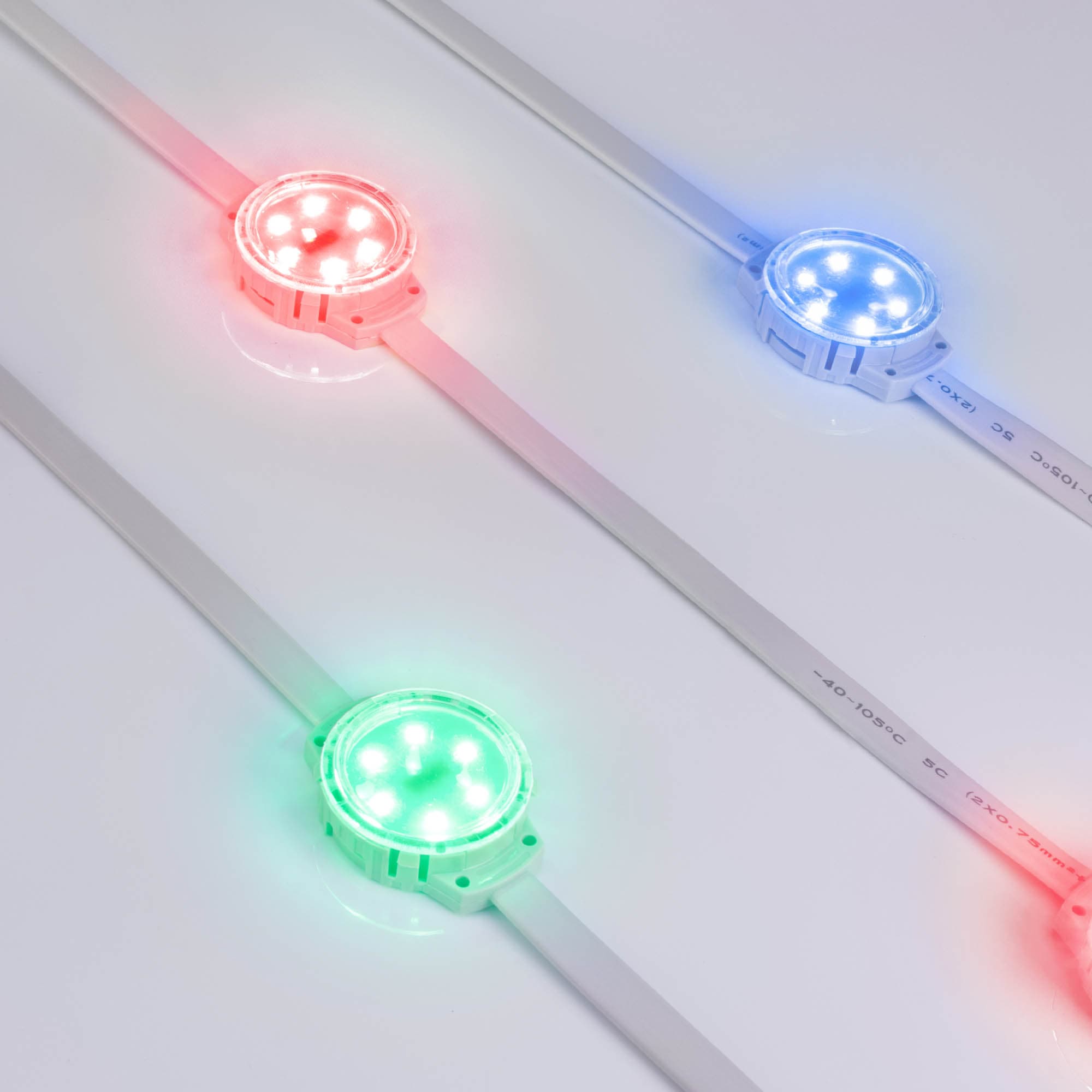 Модуль управляемый SOLEX-DMX-3535-6-24V RGB 120deg (D40x16mm, 1.5W, IP67) (Arlight, Пластик, 3 года) 028882