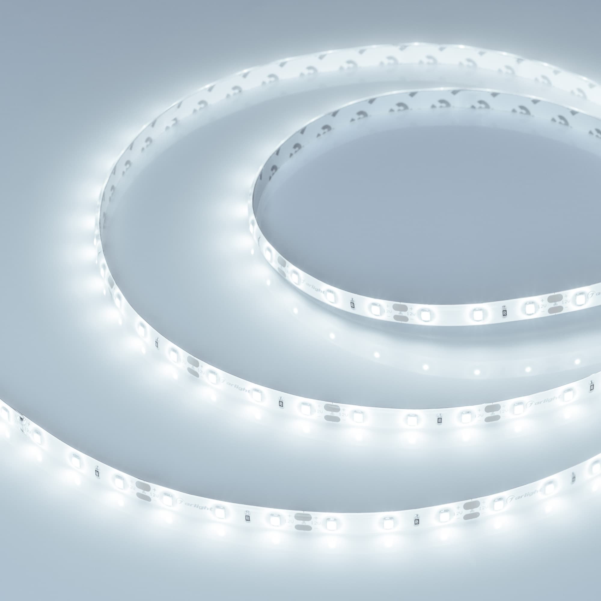 Светодиодная лента герметичная RTW-SE-A60-8mm 12V Cool 10K (4.8 W/m, IP65, 2835, 5m) (Arlight, 4.8 Вт/м, IP65) 016836(2) — фото 1