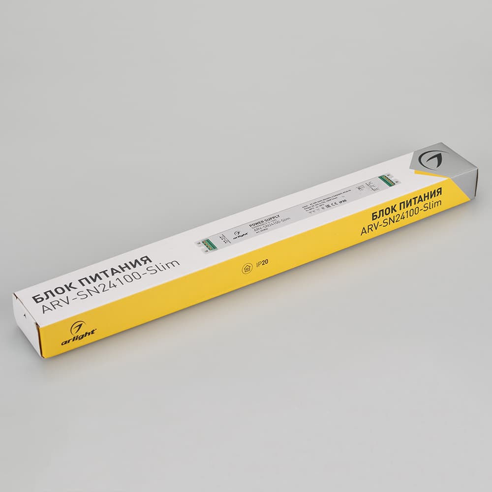 Блок питания ARV-SN24100-Slim (24V, 4.17A, 100W, 0-10V, PFC) (Arlight, IP20 Пластик, 3 года) 023836 — фото 2