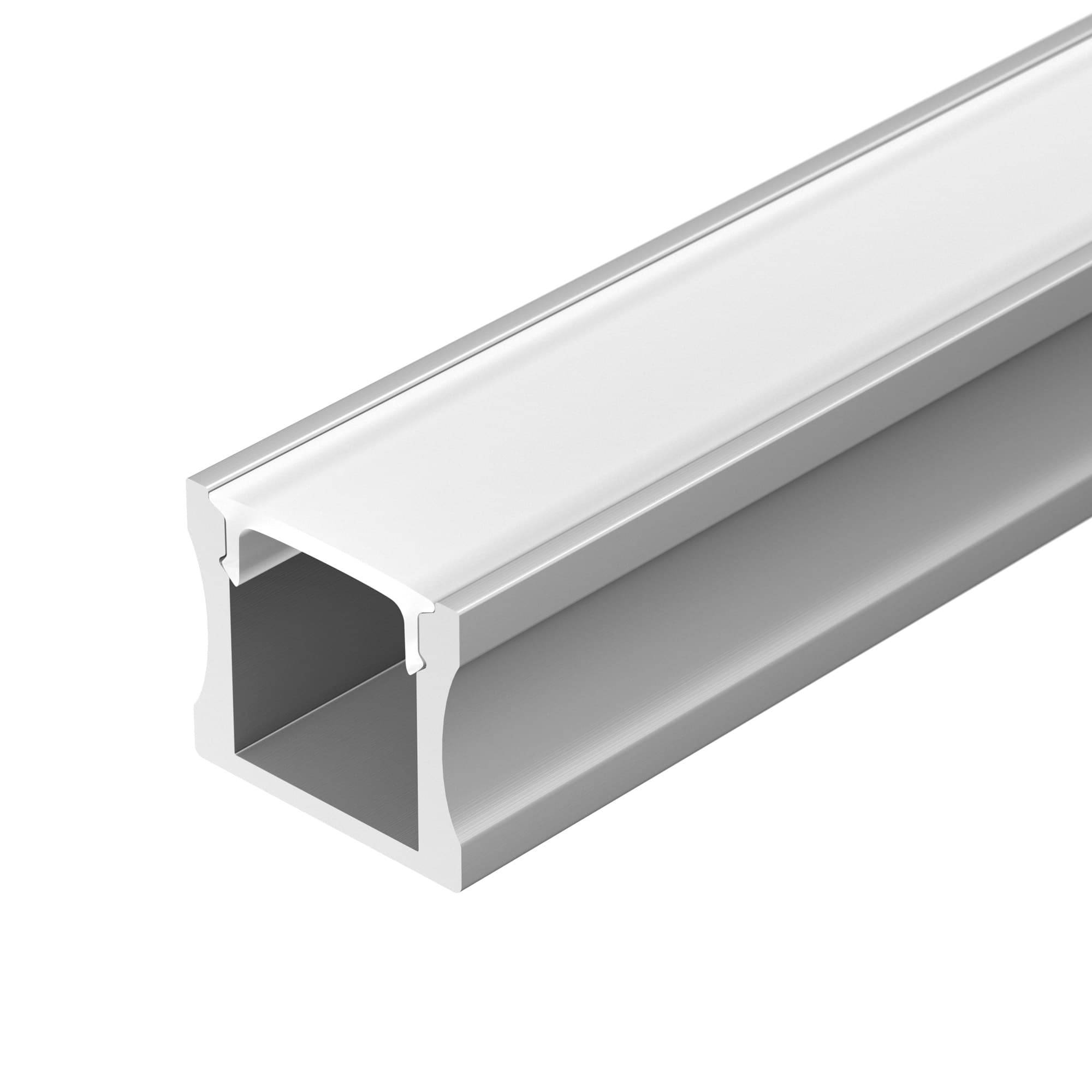 Профиль с экраном ALU-SLIM-H15-2000 ANOD+FROST (Arlight, Алюминий) 018246 Arlight — фото 1