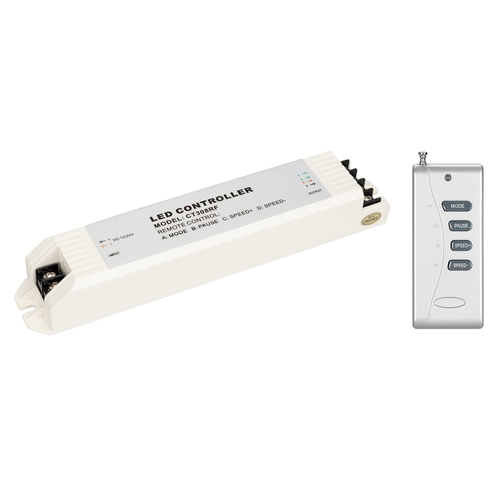 Контроллер C308-RF4B (12/24V,180/360W, ПДУ 4кн) (Arlight, -) 008731 Arlight