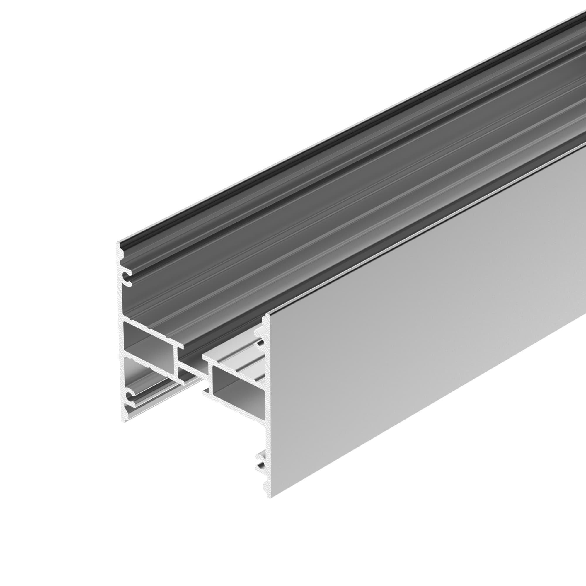 Профиль LINE-5050-DUAL-2000 ANOD (Arlight, Алюминий) 045654 — фото 2