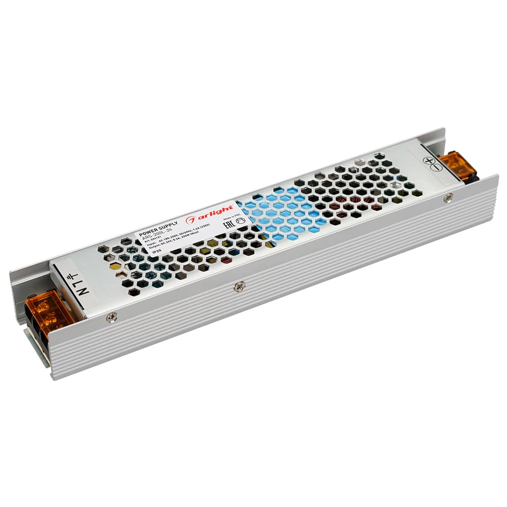 Блок питания ARS-200L-24 (24V, 8.3A, 200W) (Arlight, IP20 Сетка, 2 года) 024121 — фото 1