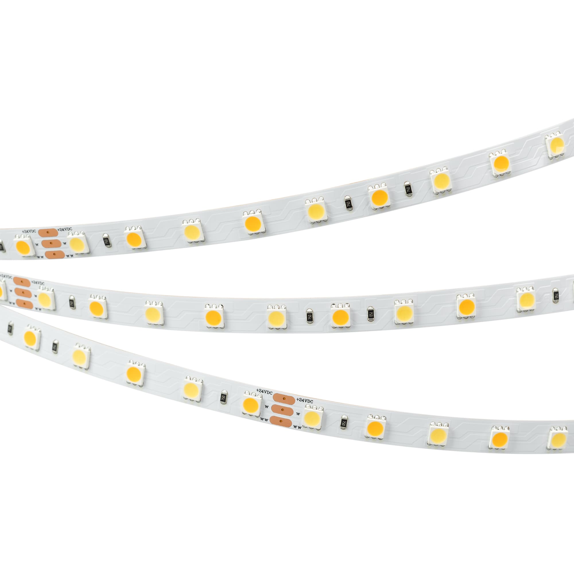 Светодиодная лента RT-B60-10mm 24V White-MIX (14.4 W/m, IP20, 5m) (Arlight, Изменяемая ЦТ) 025213(2) — фото 1