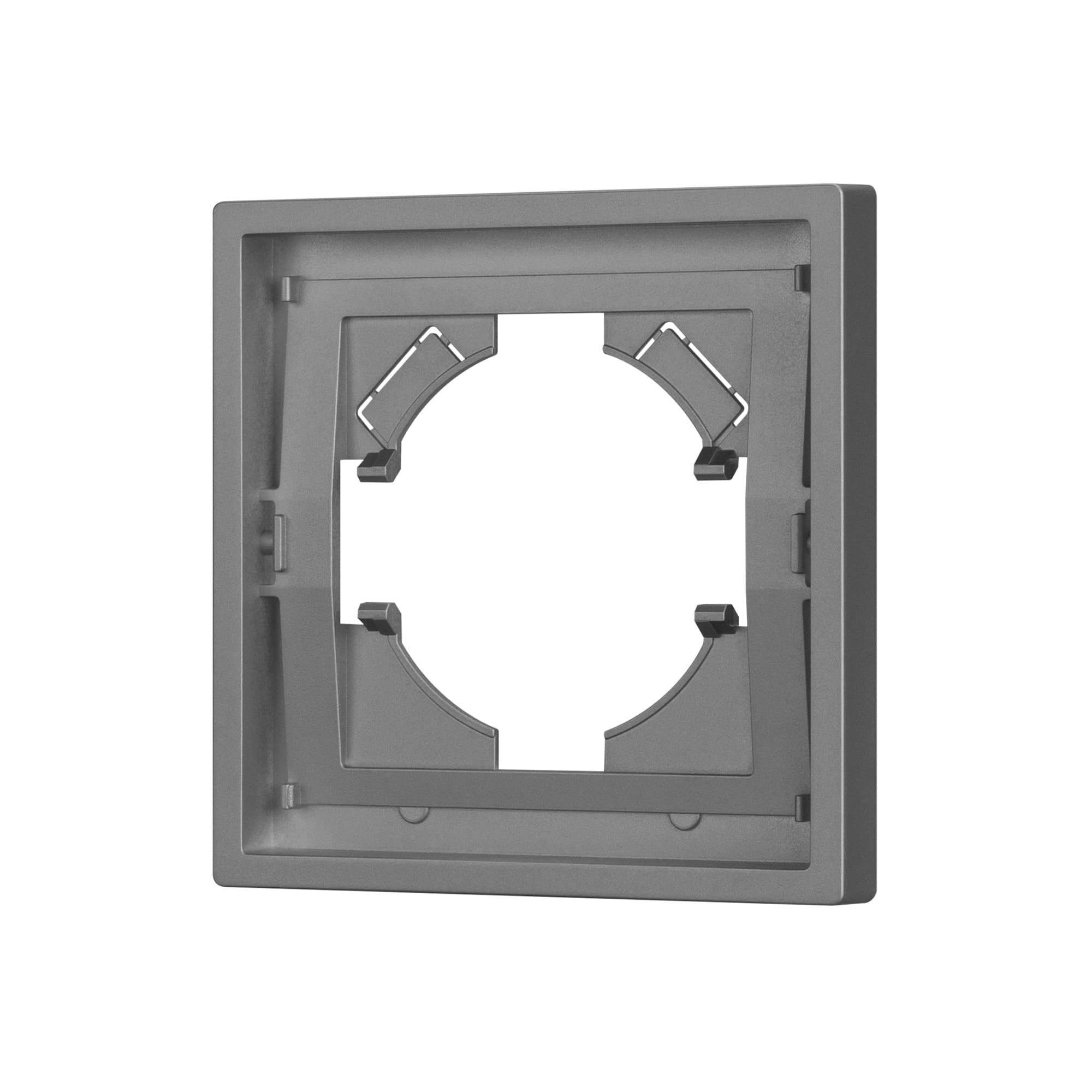 Рамка пластиковая FRM-TENDO-PL-1-GR (Arlight, Графитовый) 053837