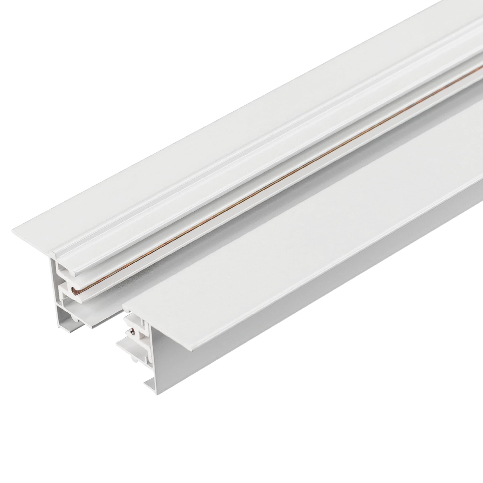 Трек LGD-2TR-TRACK-F-2000-WH-M (C) (Arlight, IP20 Металл, 3 года) 038671