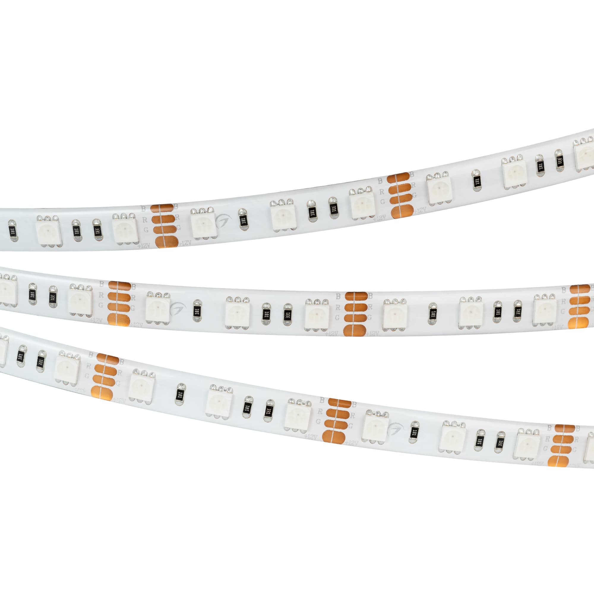 Светодиодная лента RTW 2-5000SE 12V RGB 2x (5060, 300 LED, LUX) (Arlight, 14.4 Вт/м, IP65) 014618 — фото 1