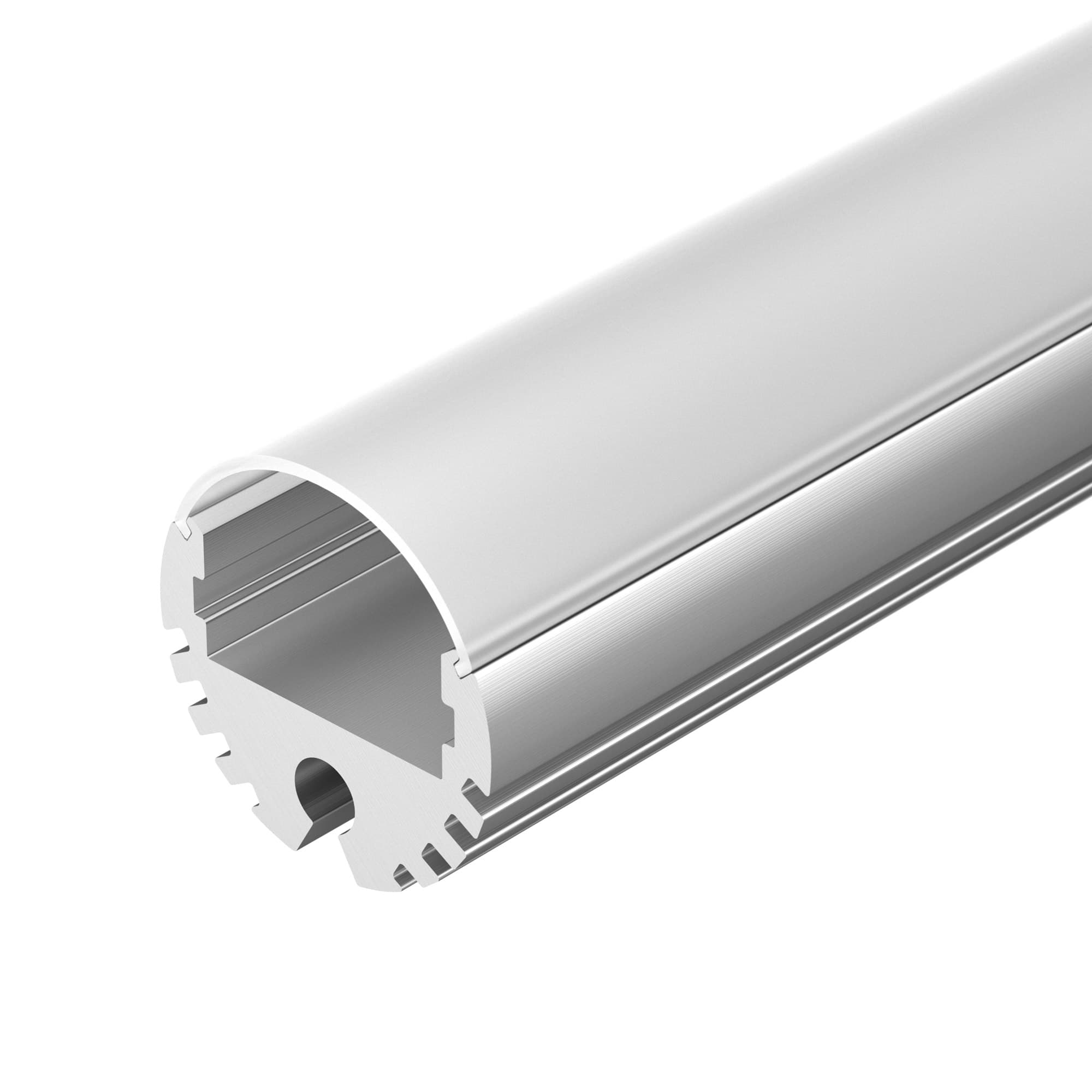 Профиль ROUND-D20-2000 ANOD (Arlight, Алюминий) 040645 — фото 1